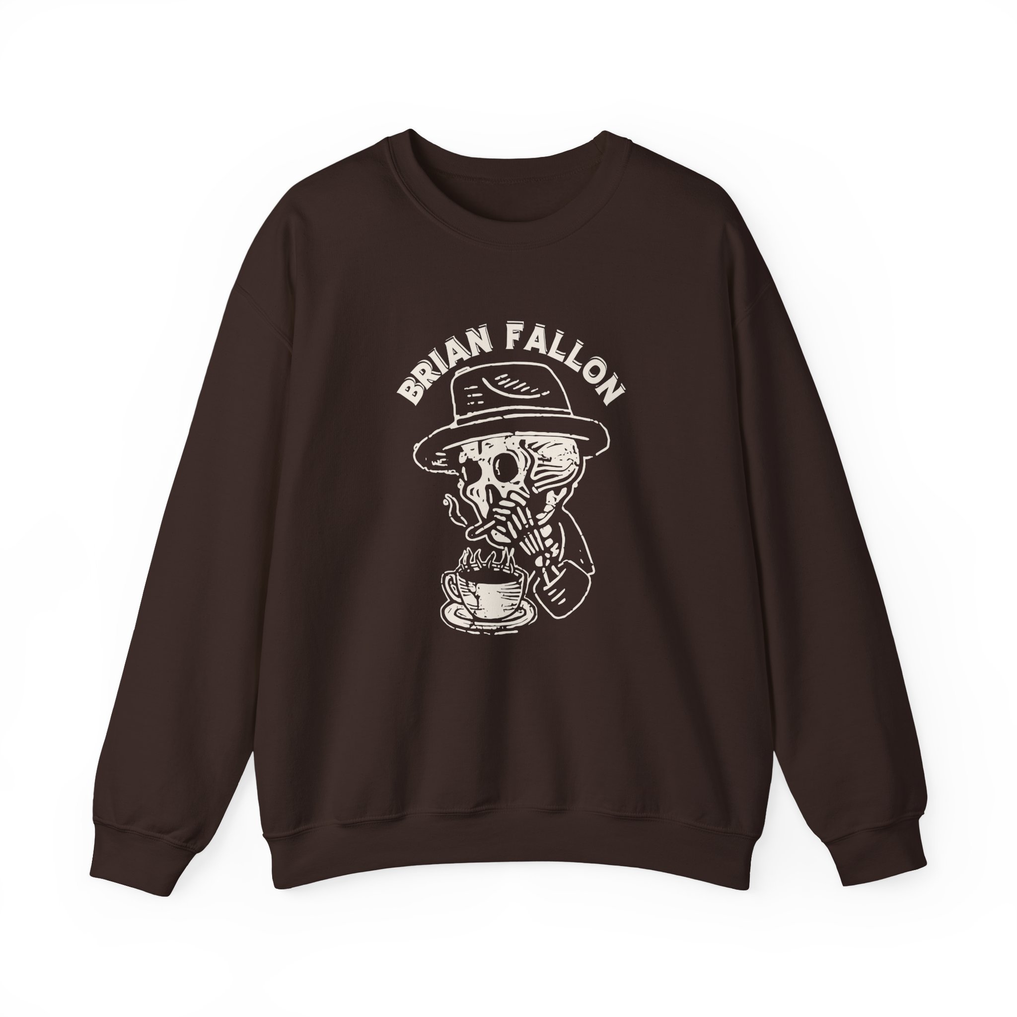 Brian Fallon Smoking Skeleton Unisex Heavy Blend™ Crewneck Sweatshirt - Image 5