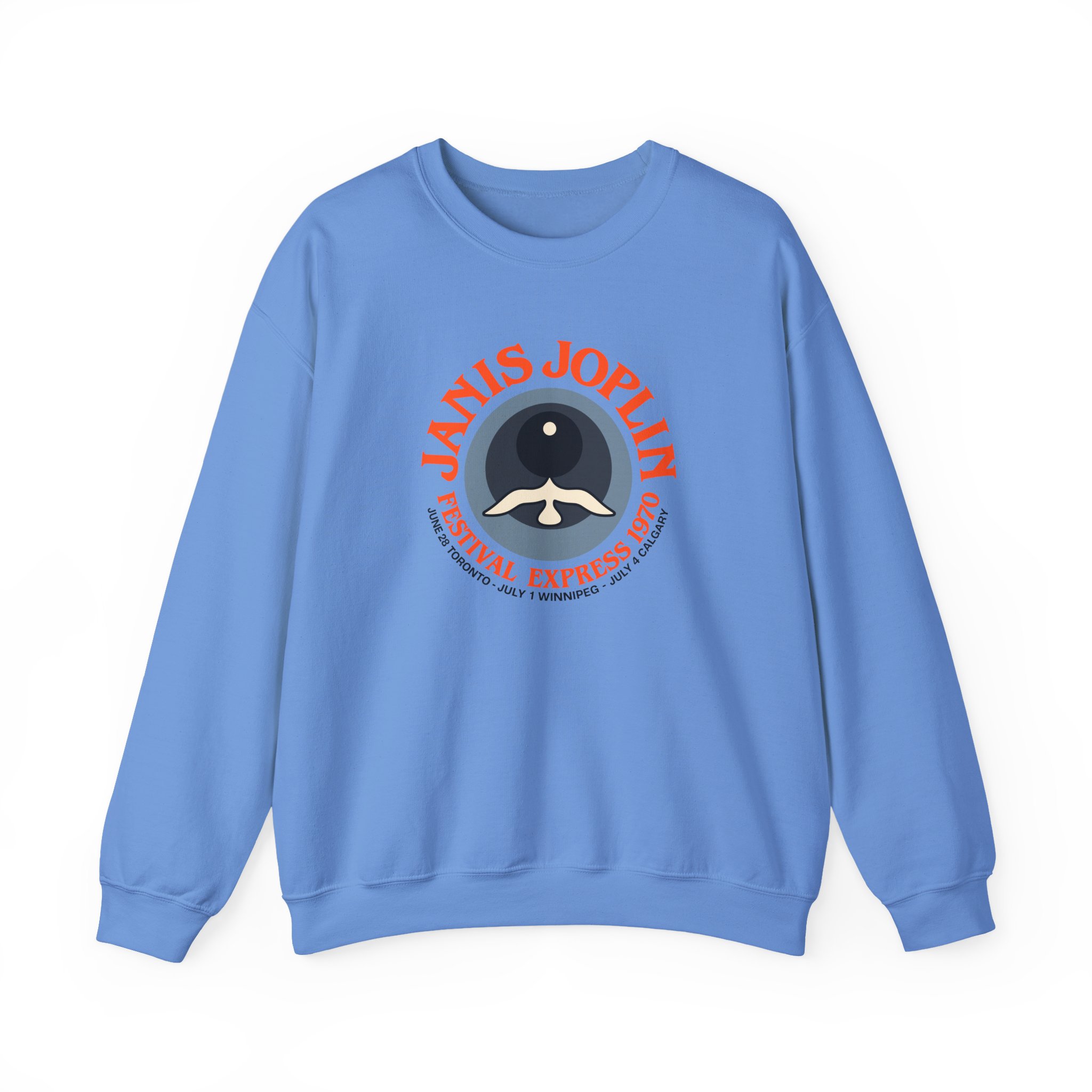 Janis Joplin Festival Express 1970 Unisex Heavy Blend™ Crewneck Sweatshirt - Image 11