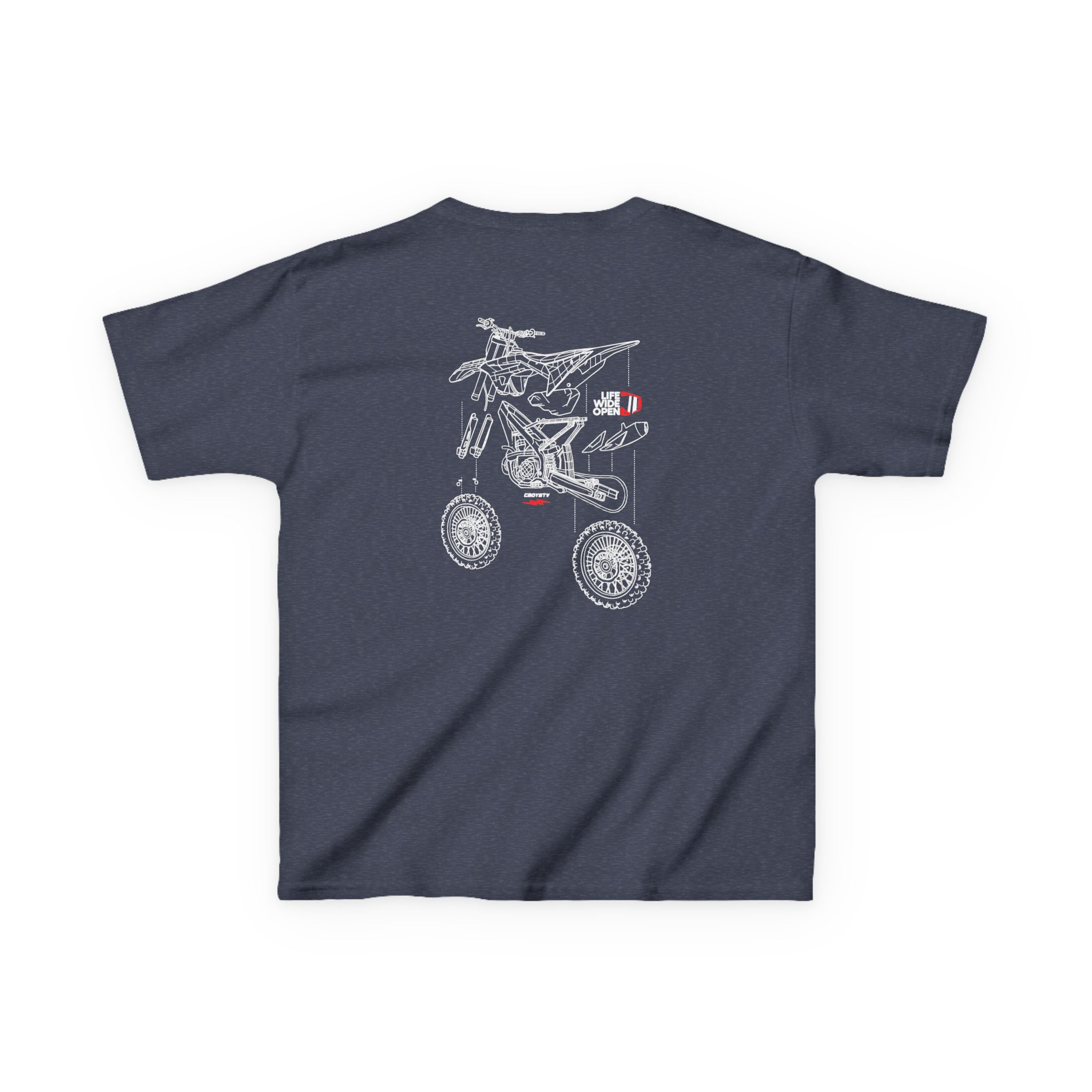 Kids Cboystv Dirtbike Blowup Heavy Cotton™ Tee - Image 16