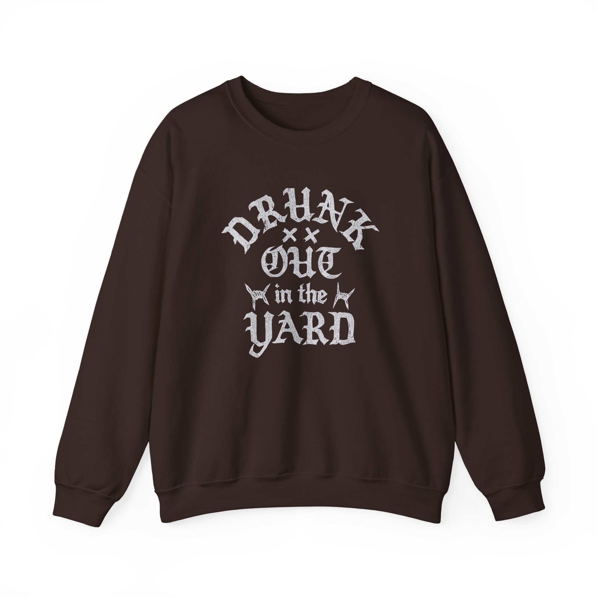 Hd Drunk Out in the Yard Unisex Heavy Blend™ Crewneck Sweatshirt - Image 3