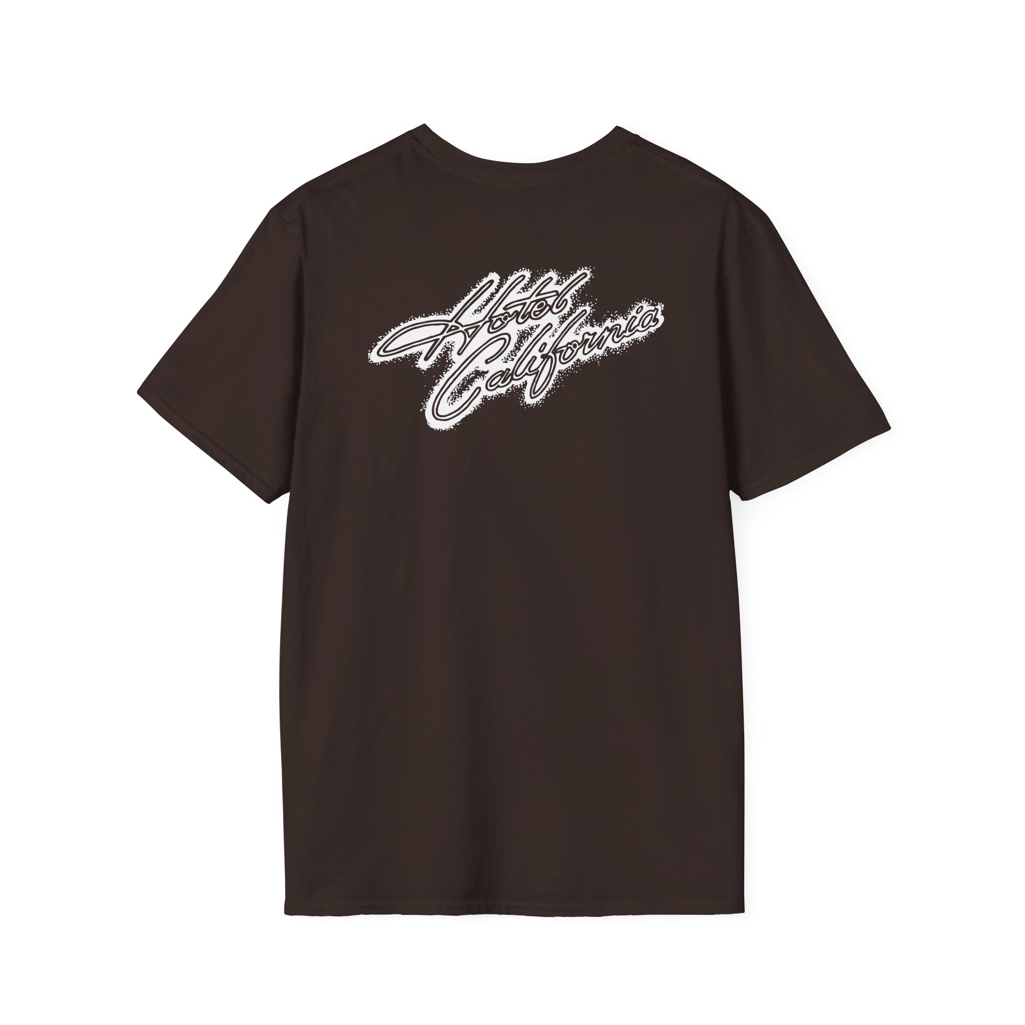 The Eagles Hotel California Unisex Softstyle T-Shirt - Image 4