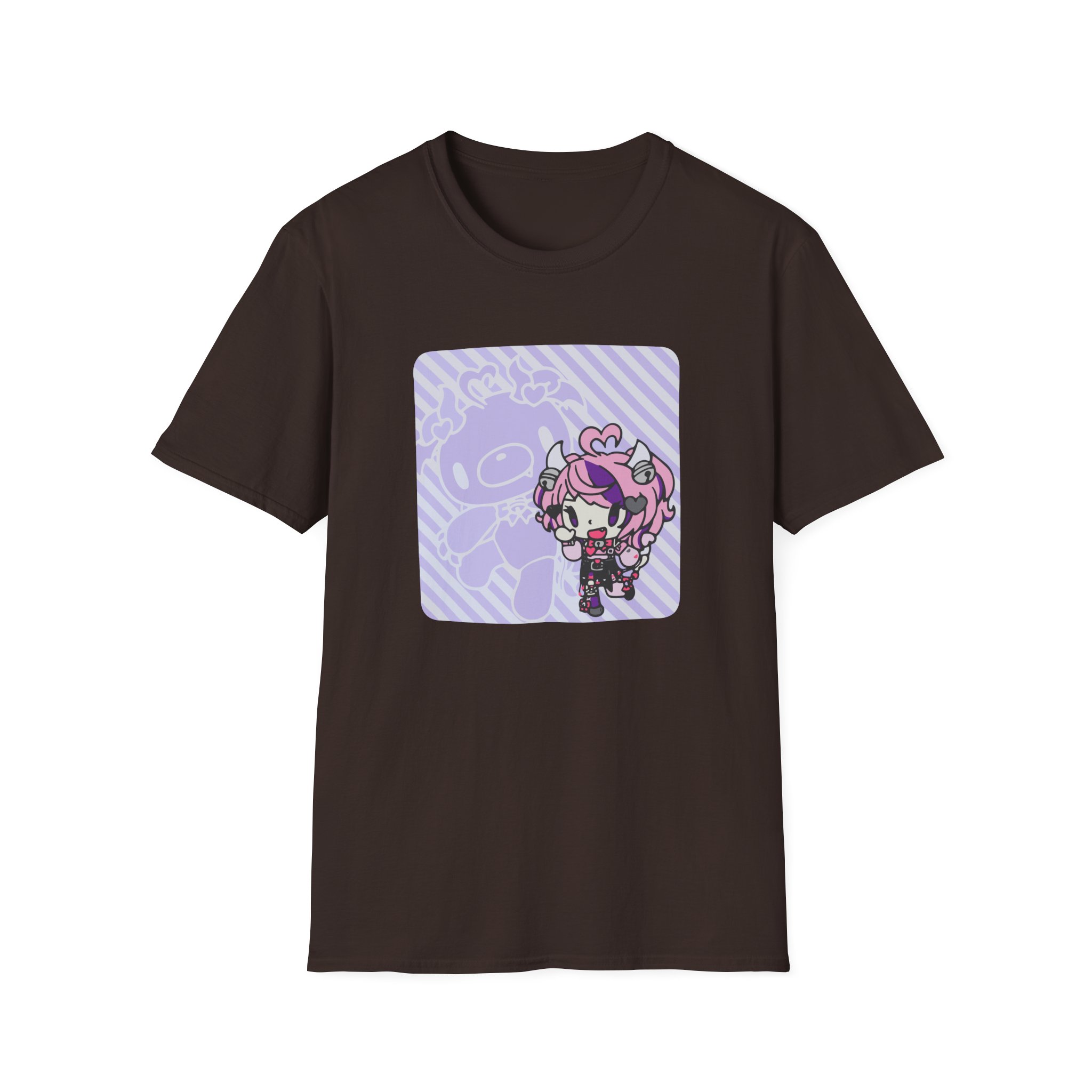 Ironmouse X Gloomy Bear Unisex Softstyle T-Shirt - Image 5