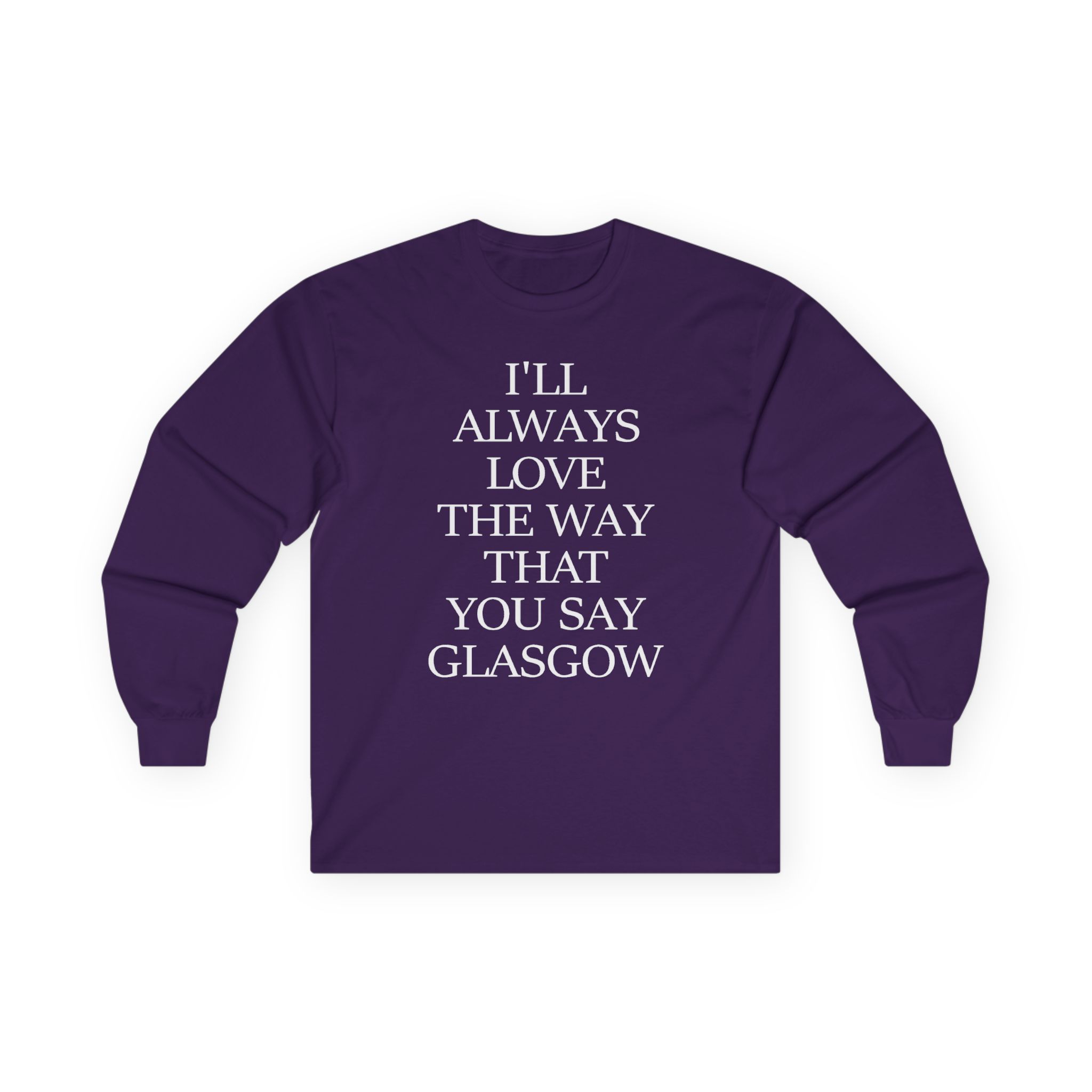 The Snuts I'll Always Love the Way That You Say Glasgow Unisex Ultra Cotton Long Sleeve Tee - Image 15