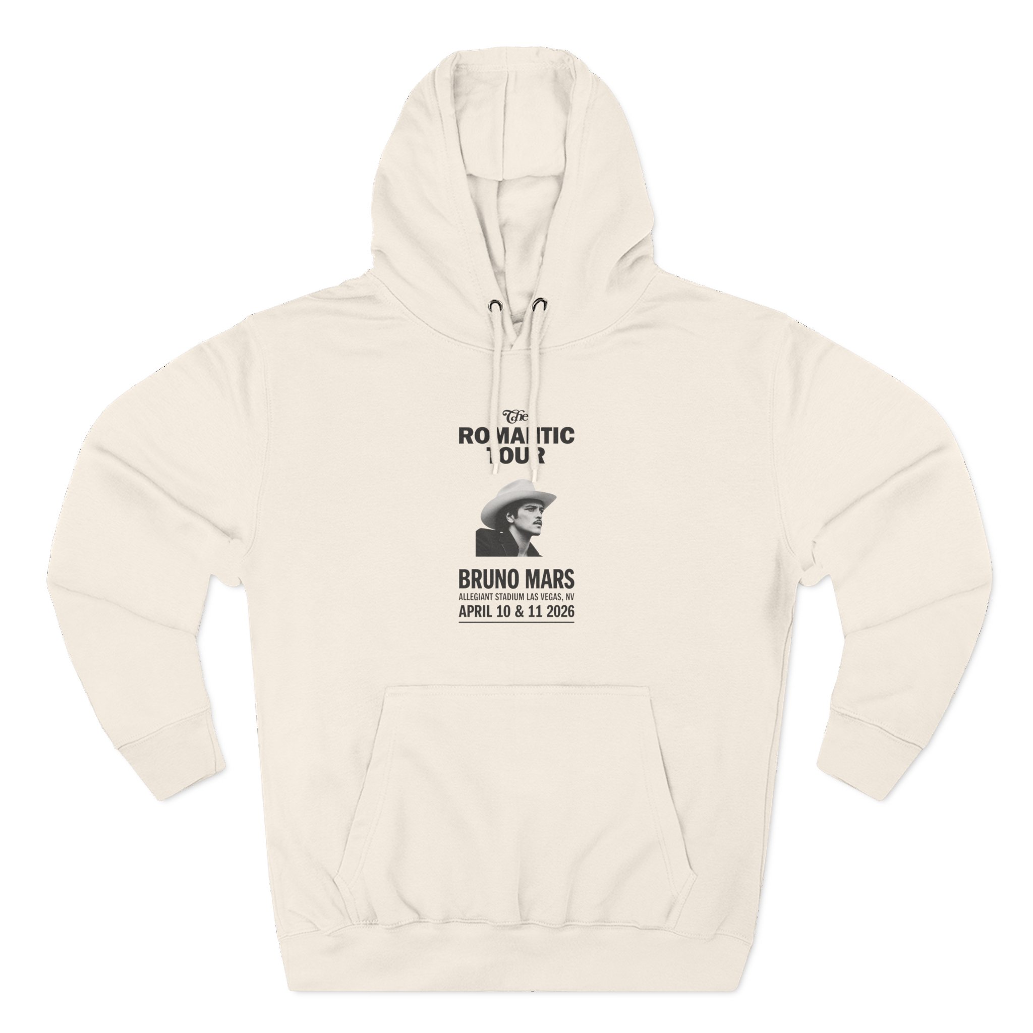 Bruno Mars Las Vegas the Romantic Three-Panel Fleece Hoodie - Image 5