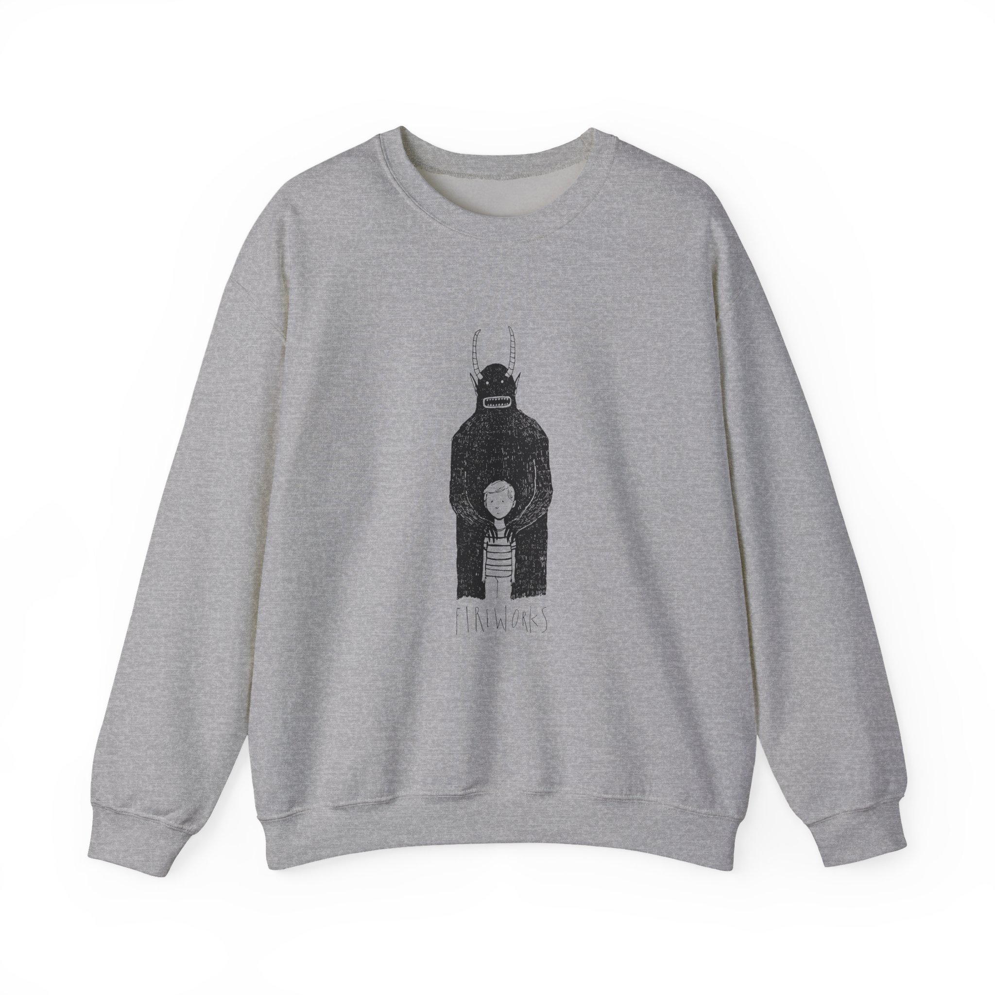 Cold Cuts Fireworks Monster Unisex Heavy Blend™ Crewneck Sweatshirt - Image 9