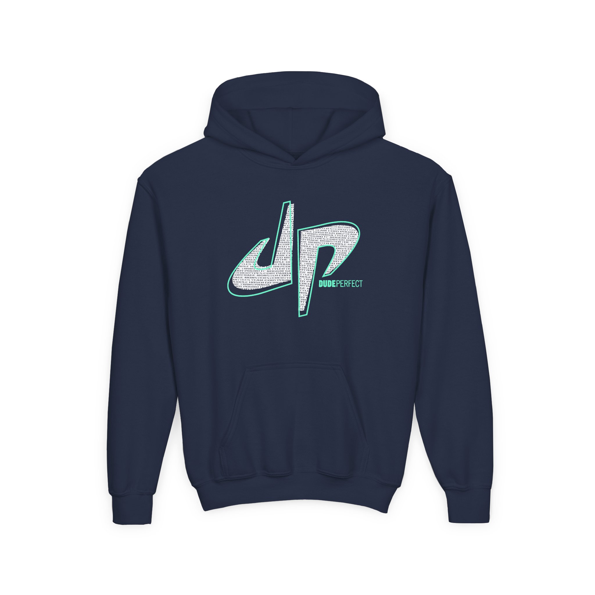 Dude Perfect Pound It Reflective Youth Heavy Blend Hooded Sweatshirt - Image 11