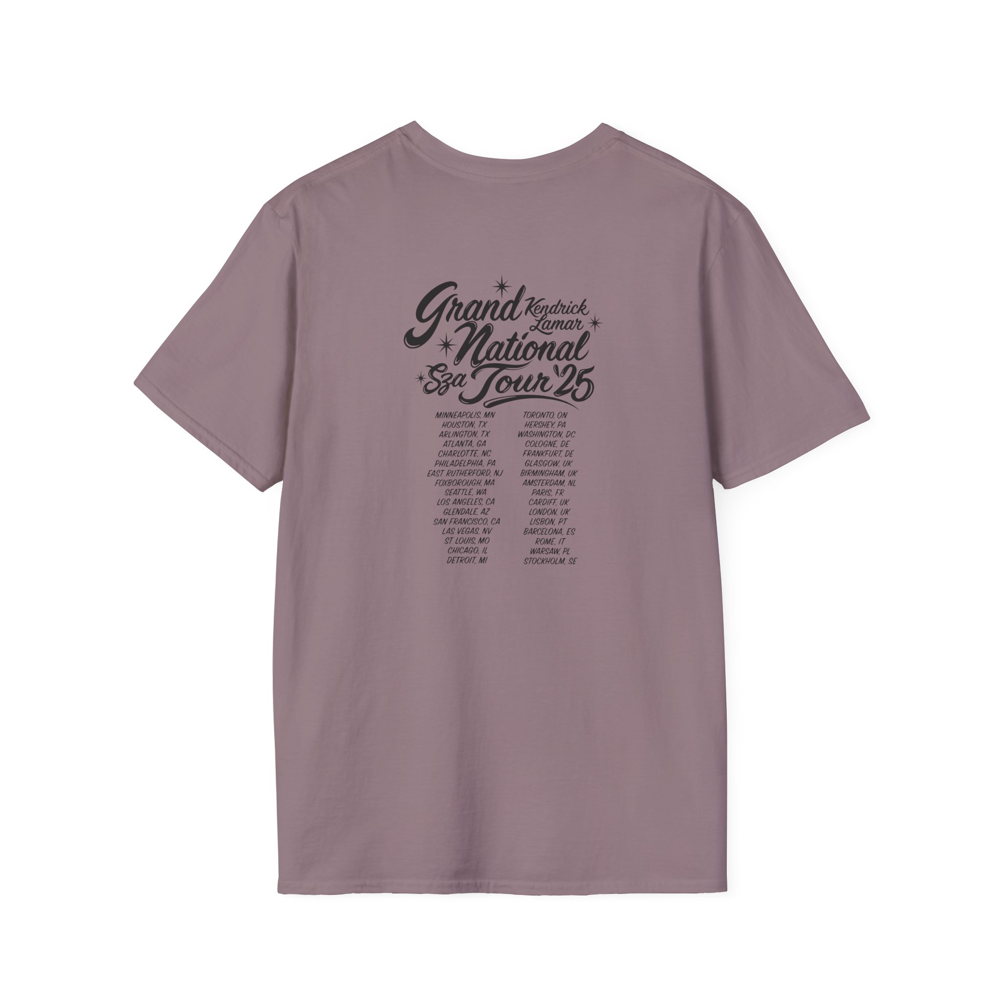 Sza Sos if This World Were Mine Grand National Tou Unisex Softstyle T-Shirt - Image 28