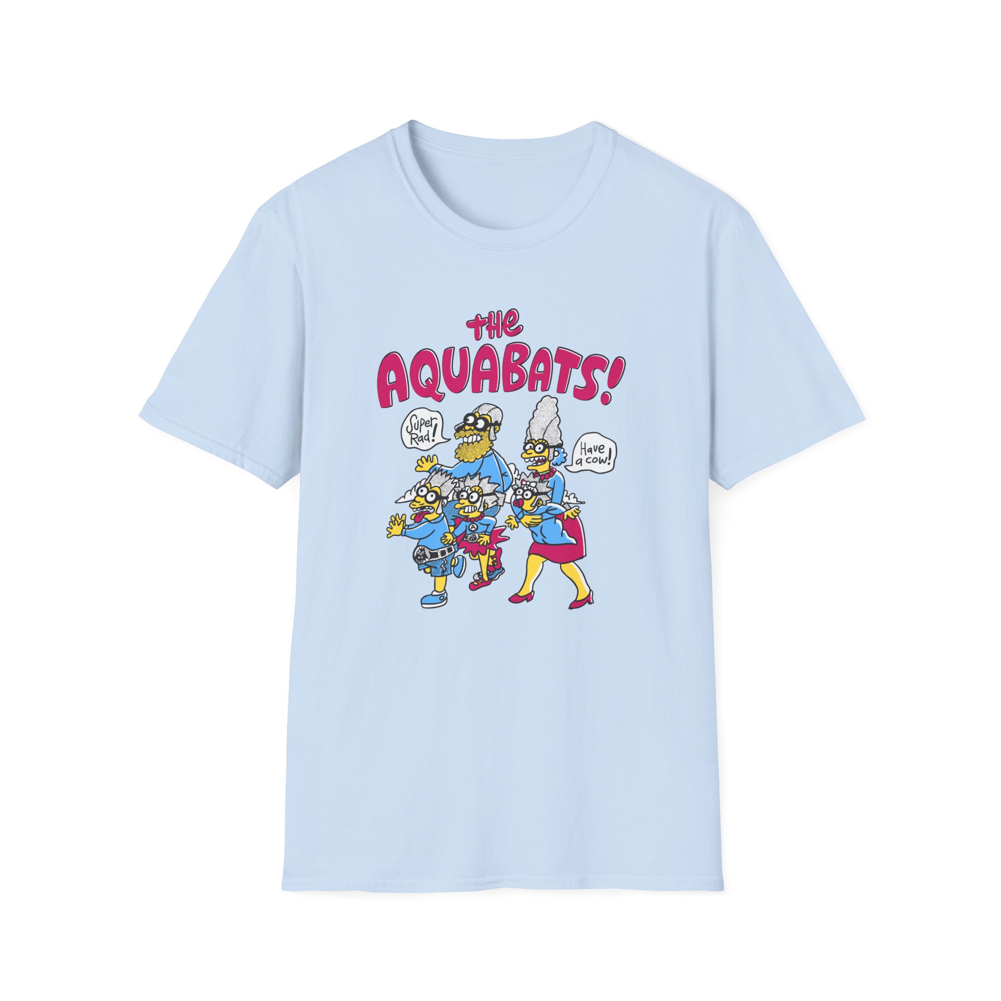 The Aquabats! Happy Family Unisex Softstyle T-Shirt - Image 15