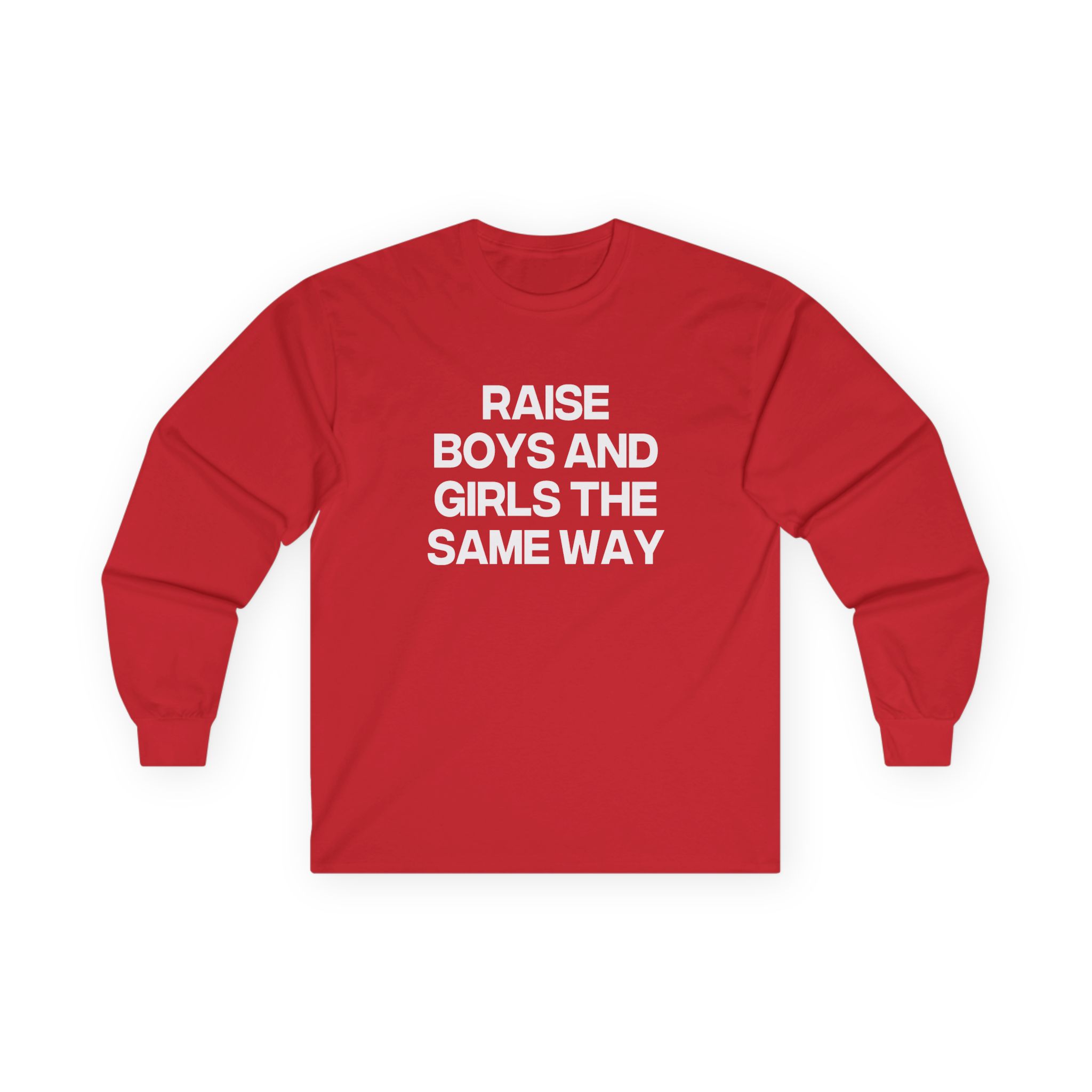 Jenny Holzer Raise the Same Way Unisex Ultra Cotton Long Sleeve Tee - Image 15