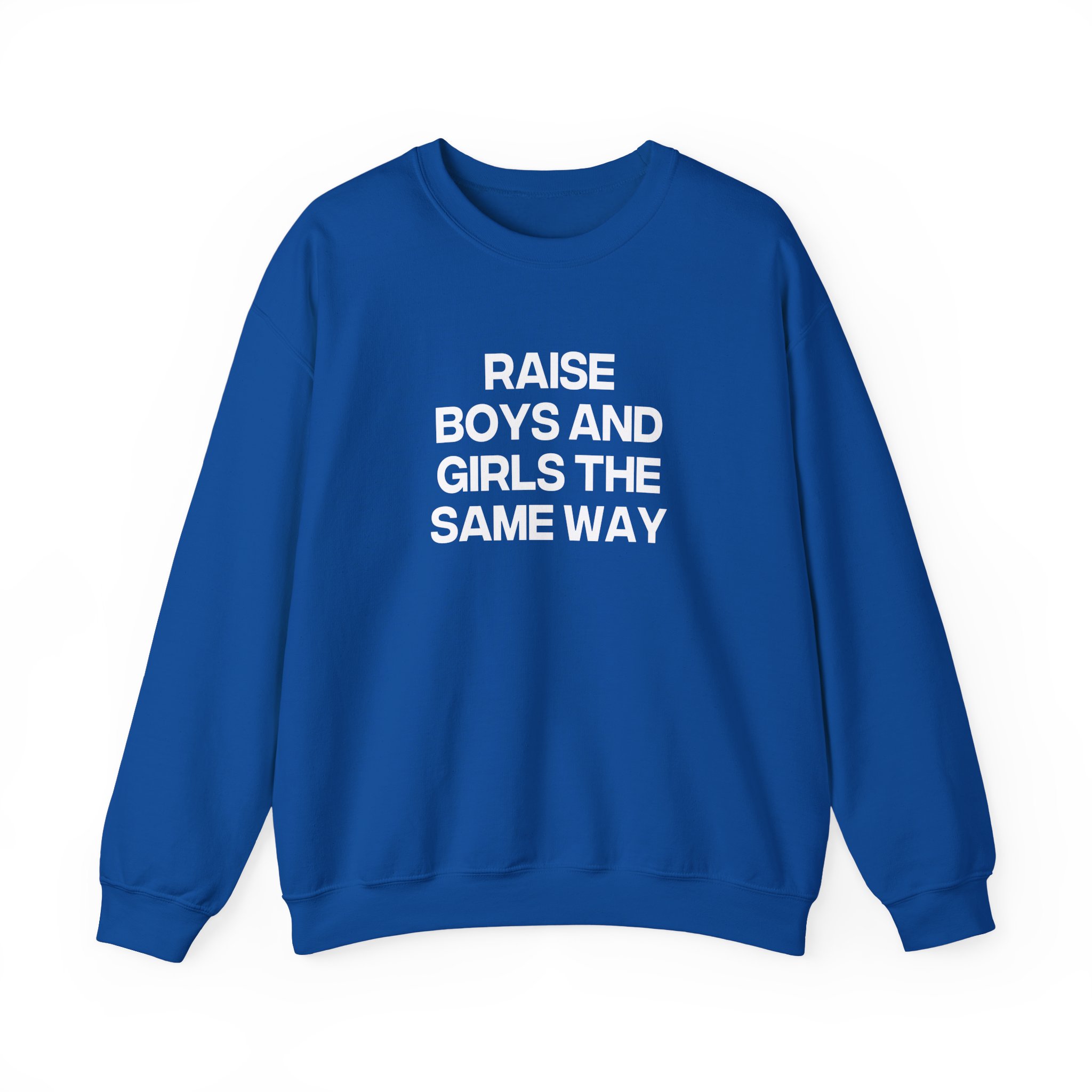 Jenny Holzer Raise the Same Way Unisex Heavy Blend™ Crewneck Sweatshirt - Image 15