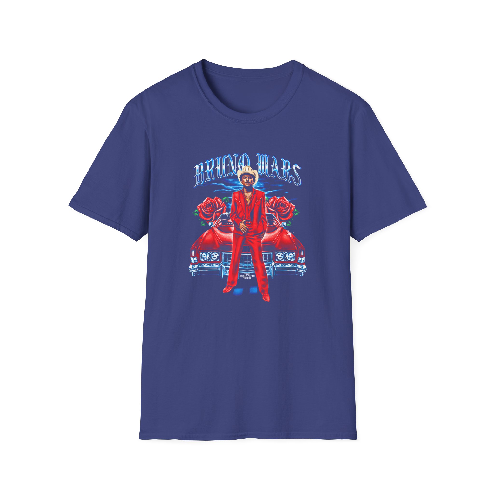Bruno Mars Tampa the Romantic Unisex Softstyle T-Shirt - Image 11