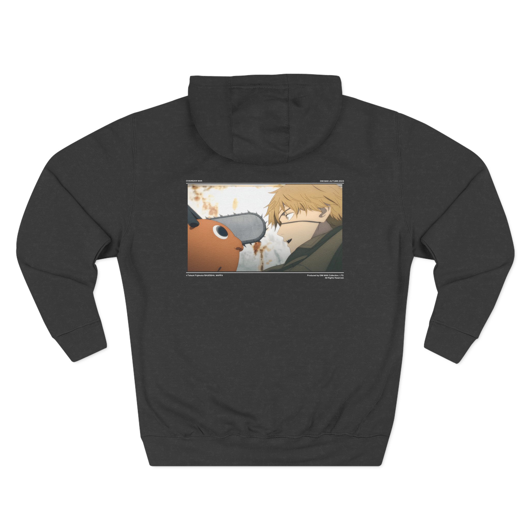 Chainsaw Man X Dim Mak Pochita Three-Panel Fleece Hoodie - Image 4