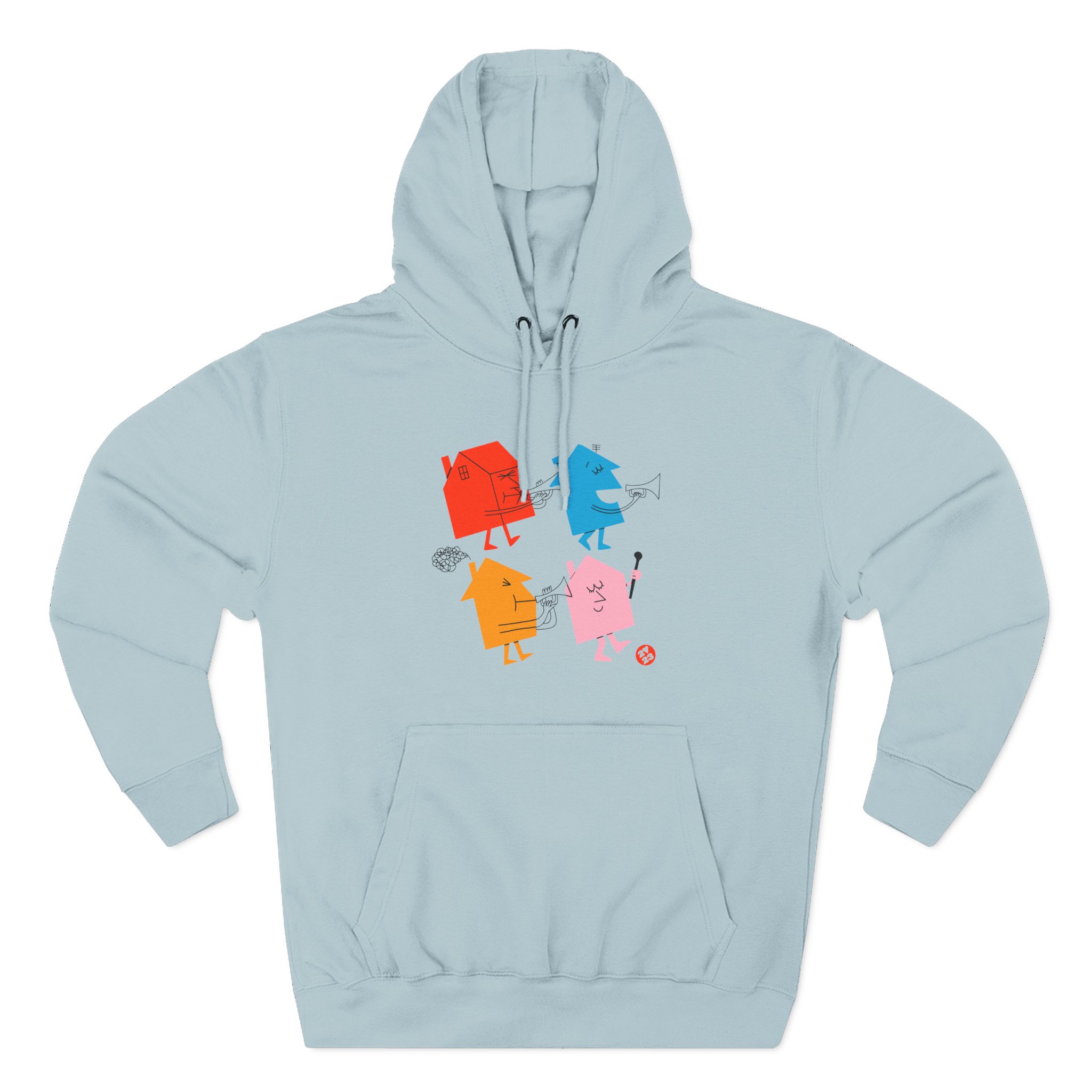 Love on Tour 4 Houses Raglan Three-panel Fleece Hoodie - Image 9