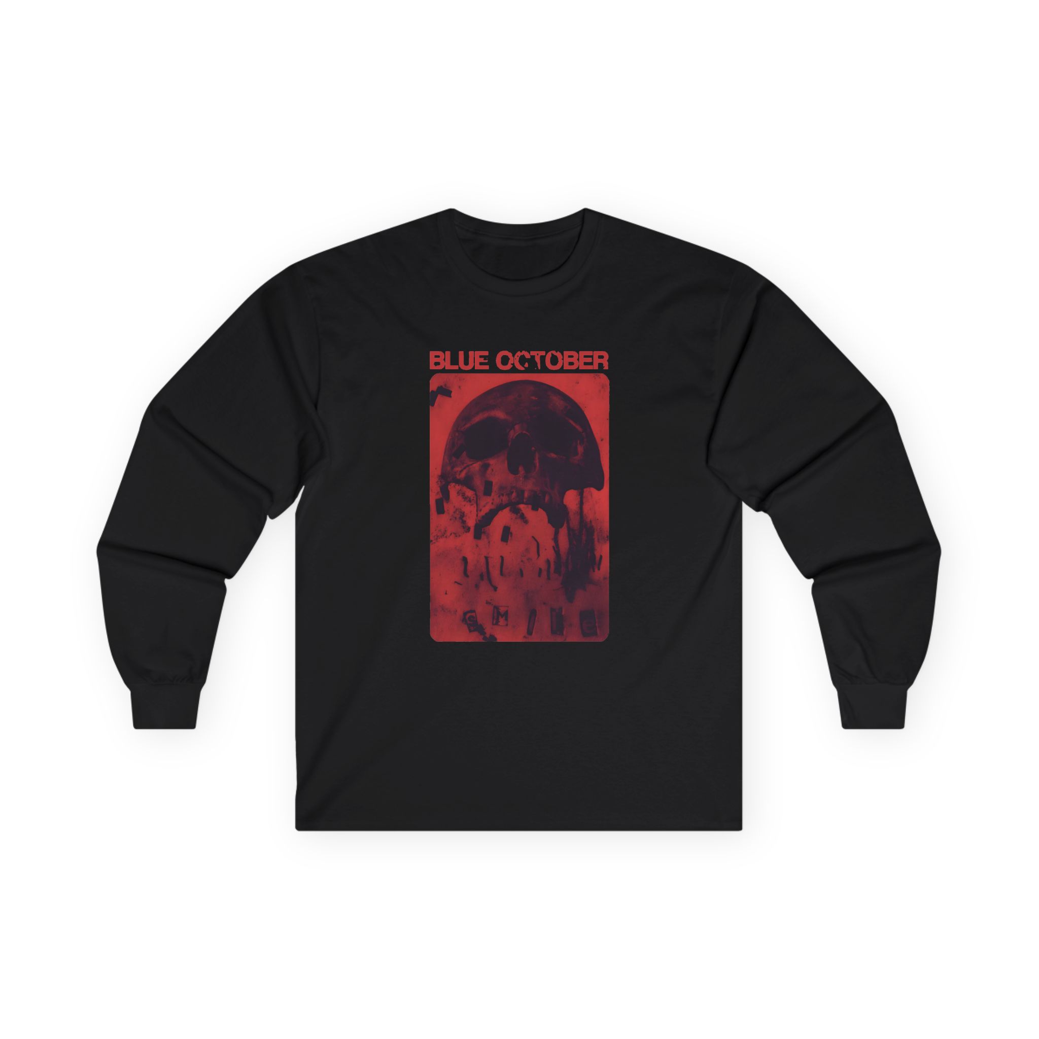 Blue October Skull Smile Unisex Ultra Cotton Long Sleeve Tee