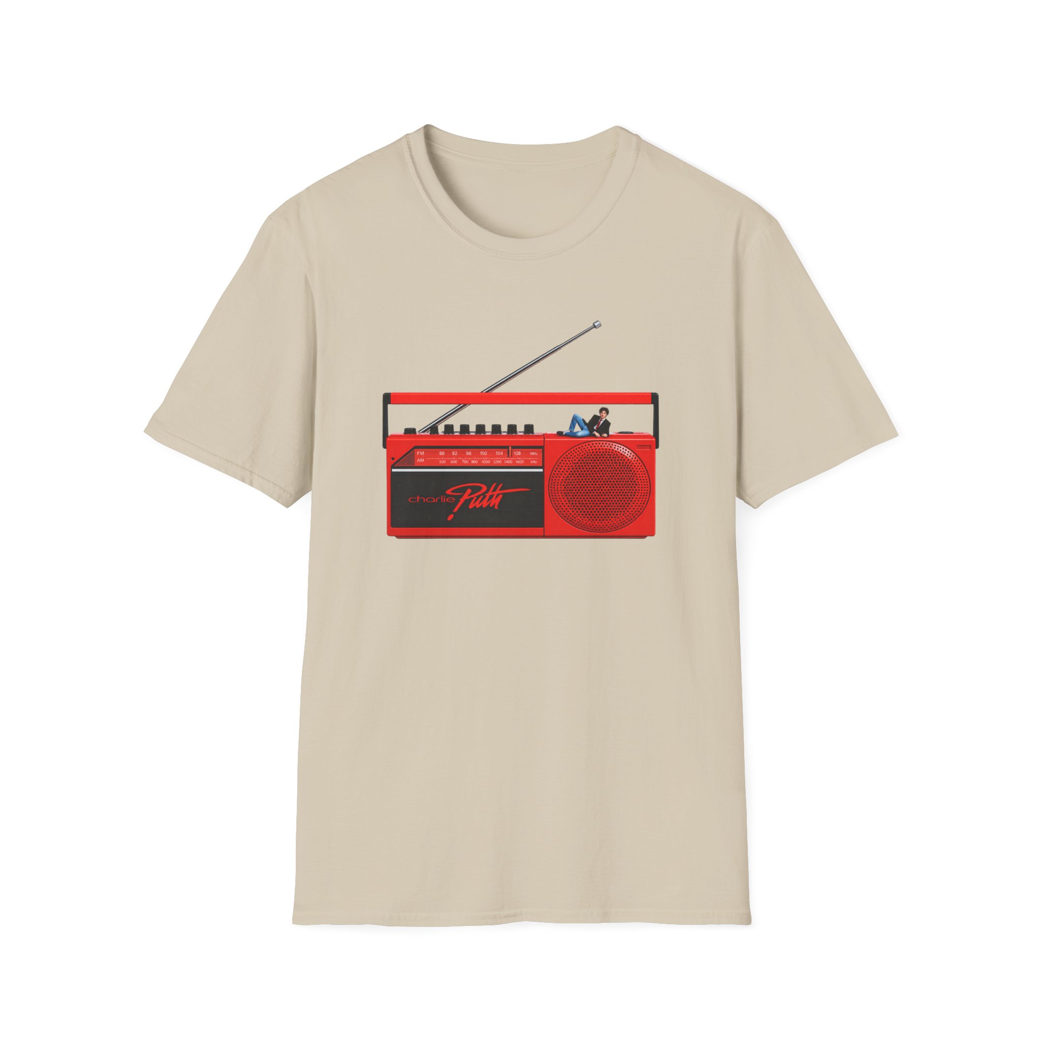Charlie Puth Whatever's Clever! - Radio Unisex Softstyle T-shirt - Image 3
