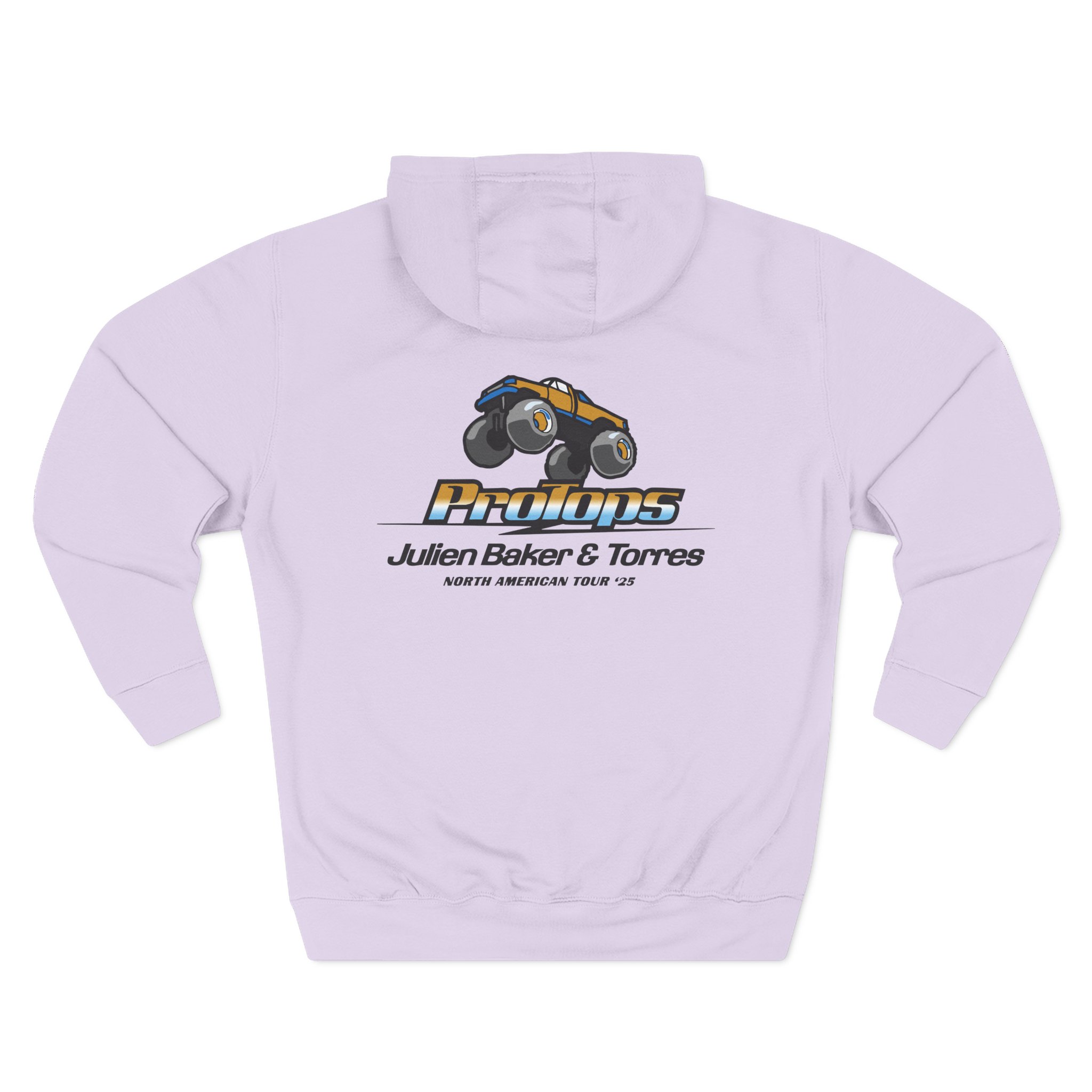 Julien Baker Protops Monster Truck Three-Panel Fleece Hoodie - Image 12