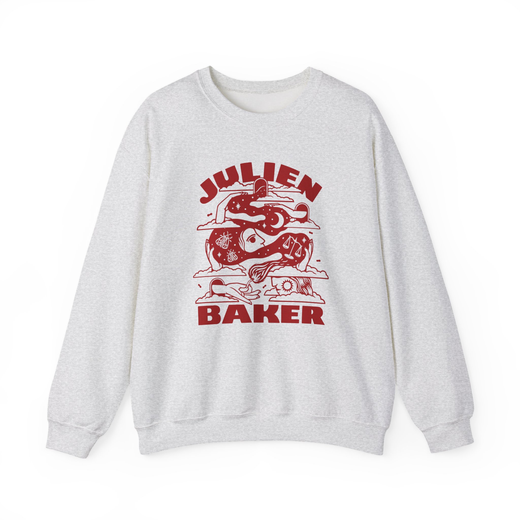 Julien Baker Cloudhead Unisex Heavy Blend™ Crewneck Sweatshirt - Image 3