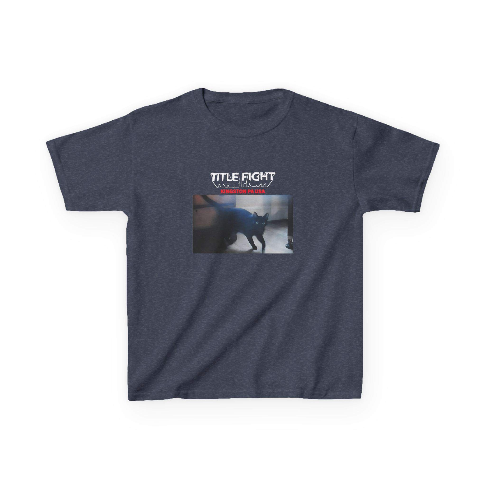 Kids Cold Cuts Title Fight Kingston Cat Heavy Cotton™ Tee - Image 15