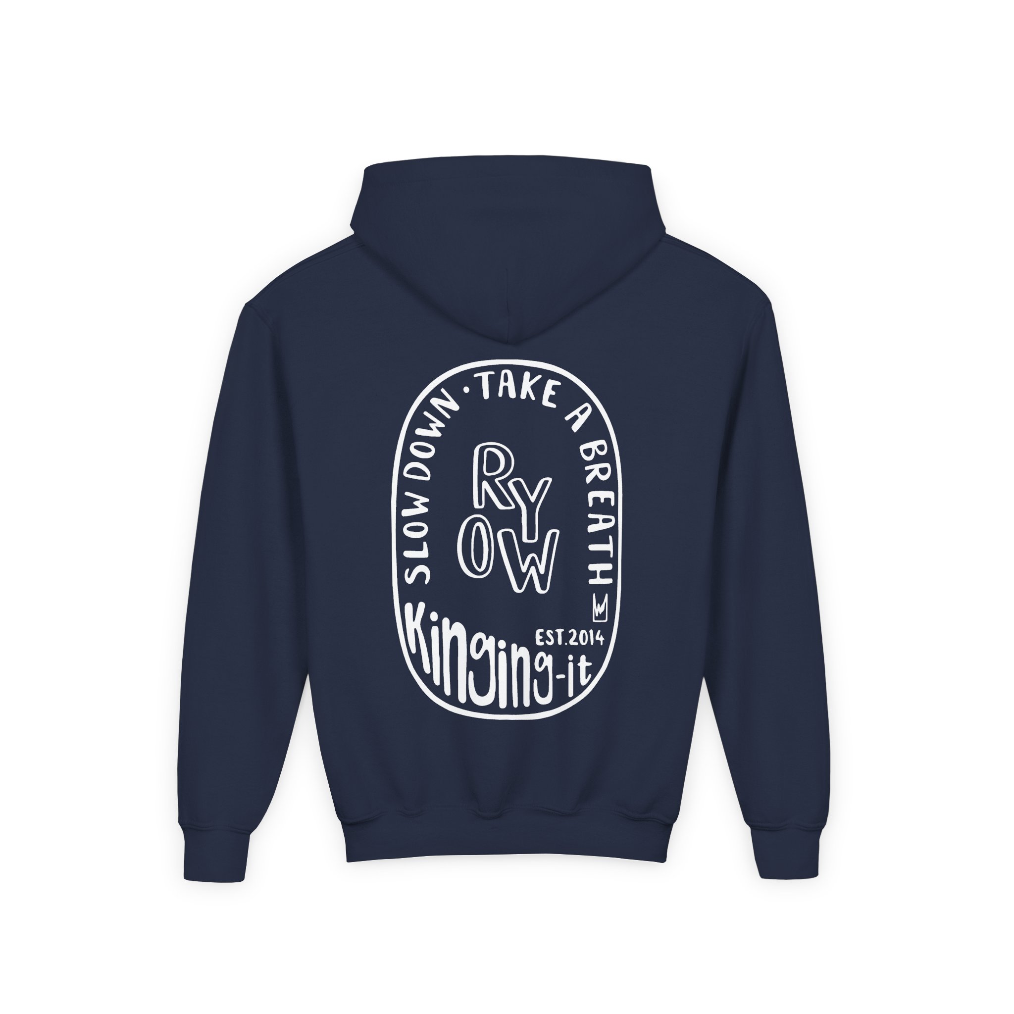 Kinging It Youth Heavy Blend Hooded Sweatshirt - Image 12