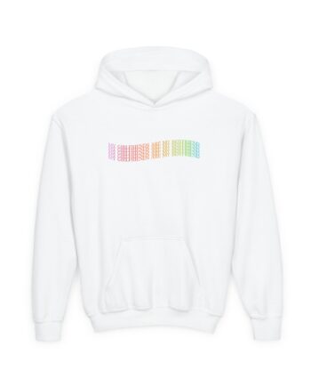 D L My Girlfriends Are My Boyfriend Pride Youth Heavy Blend Hooded Sweatshirt