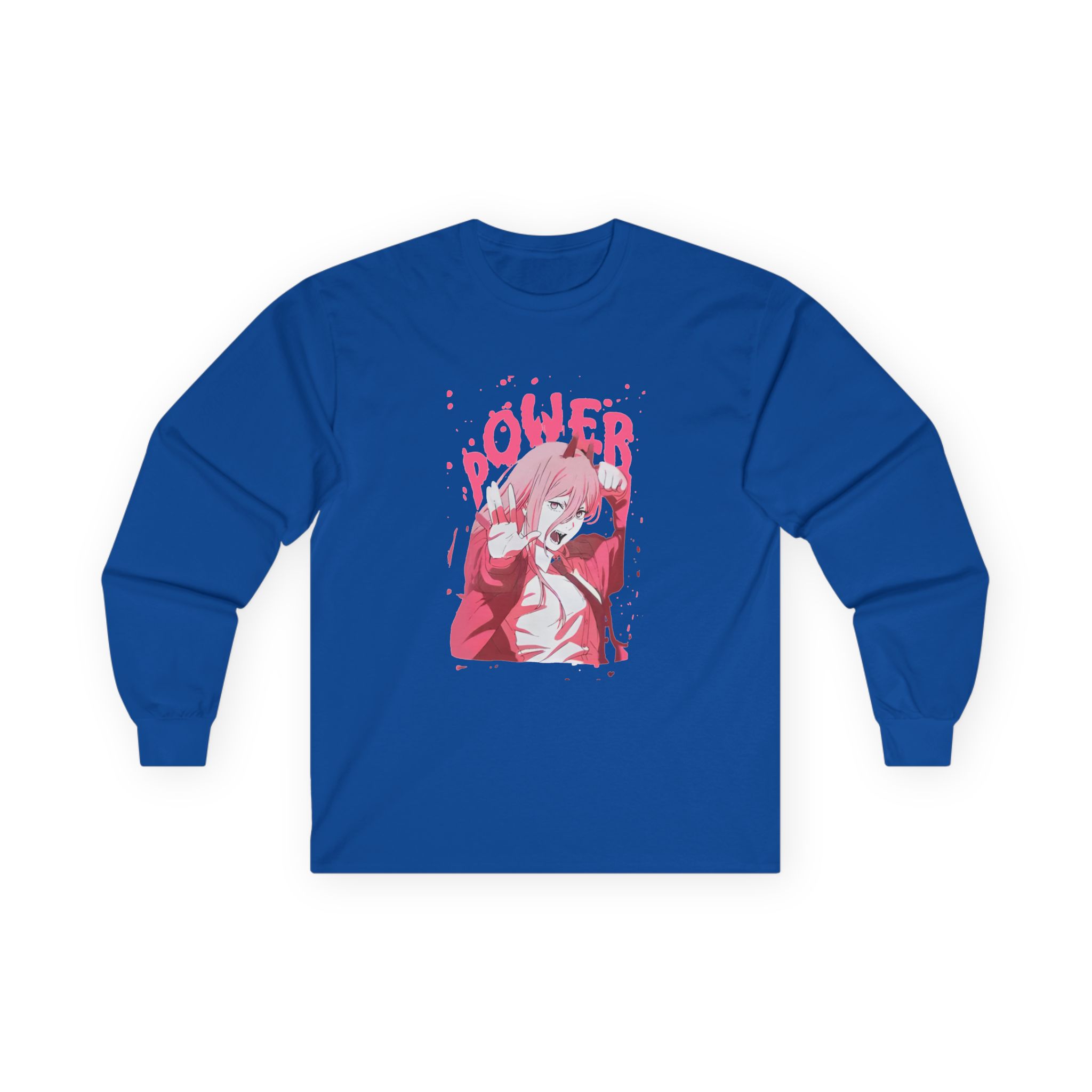 Chainsaw Man Power Splatter Unisex Ultra Cotton Long Sleeve Tee - Image 7