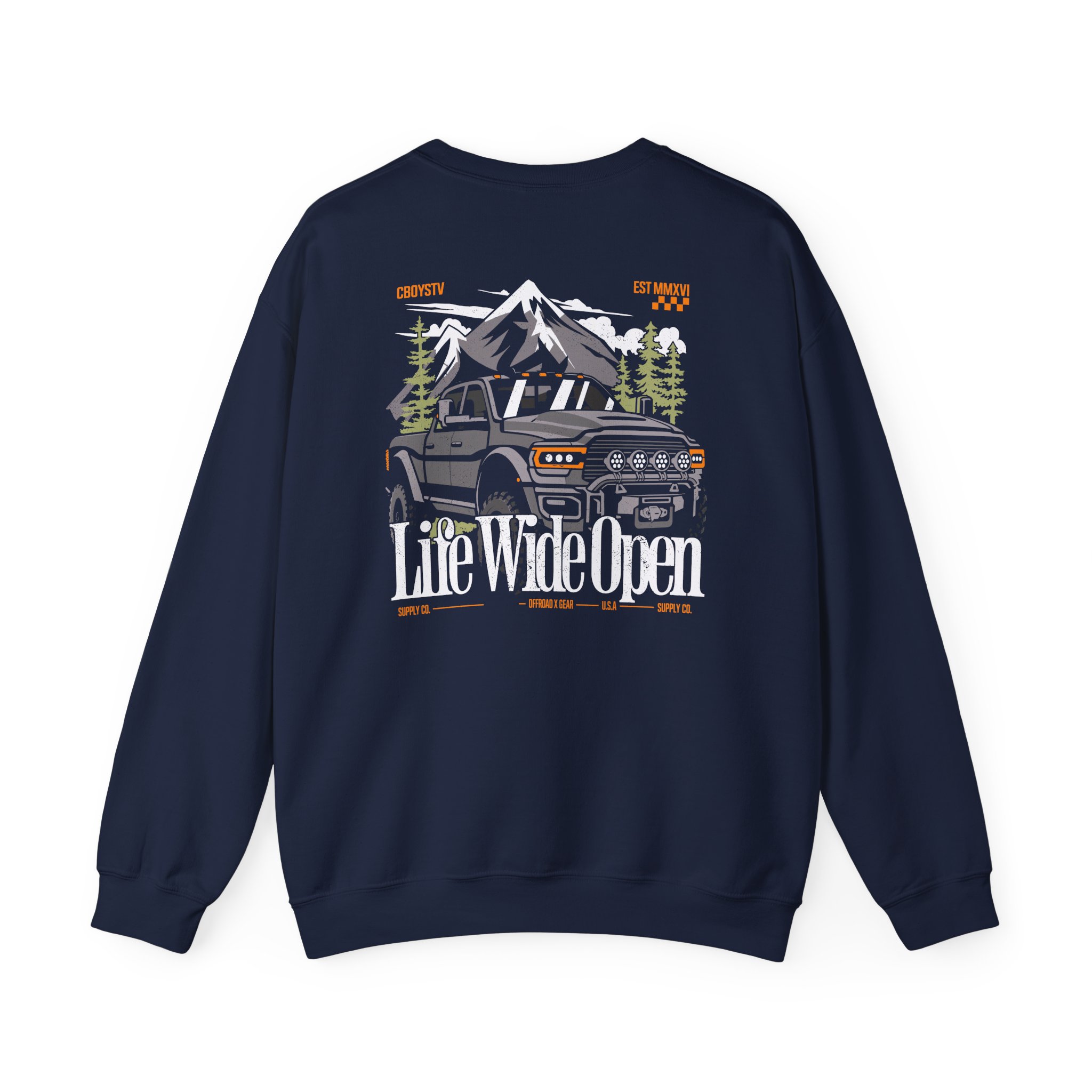 Cboystv Ram Mountain Unisex Heavy Blend™ Crewneck Sweatshirt - Image 6