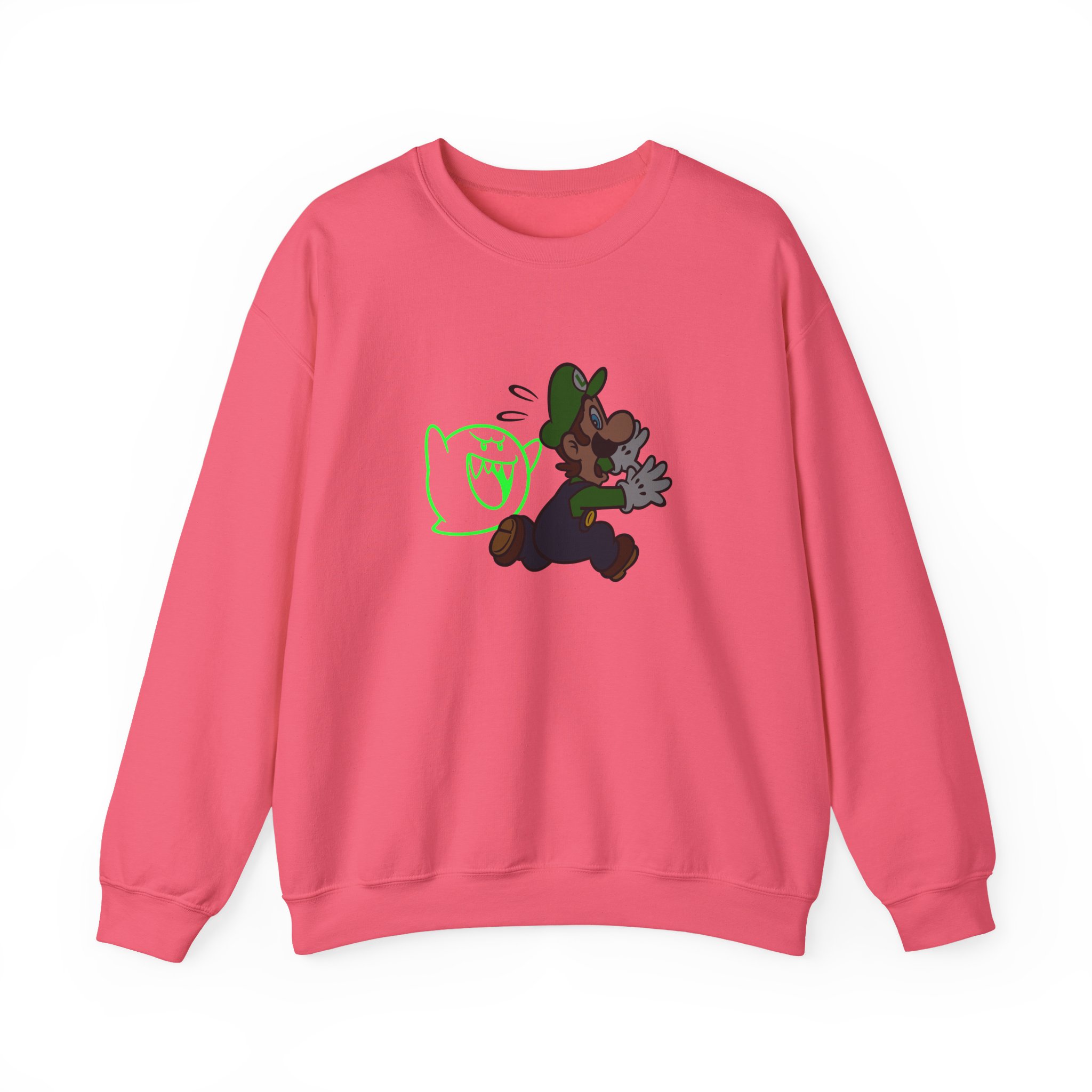 NTD Luigi™ and Boo Unisex Heavy Blend™ Crewneck Sweatshirt - Image 21