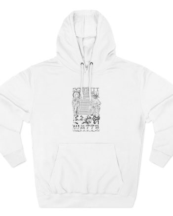 Garrett Watts the Secret Three-Panel Fleece Hoodie