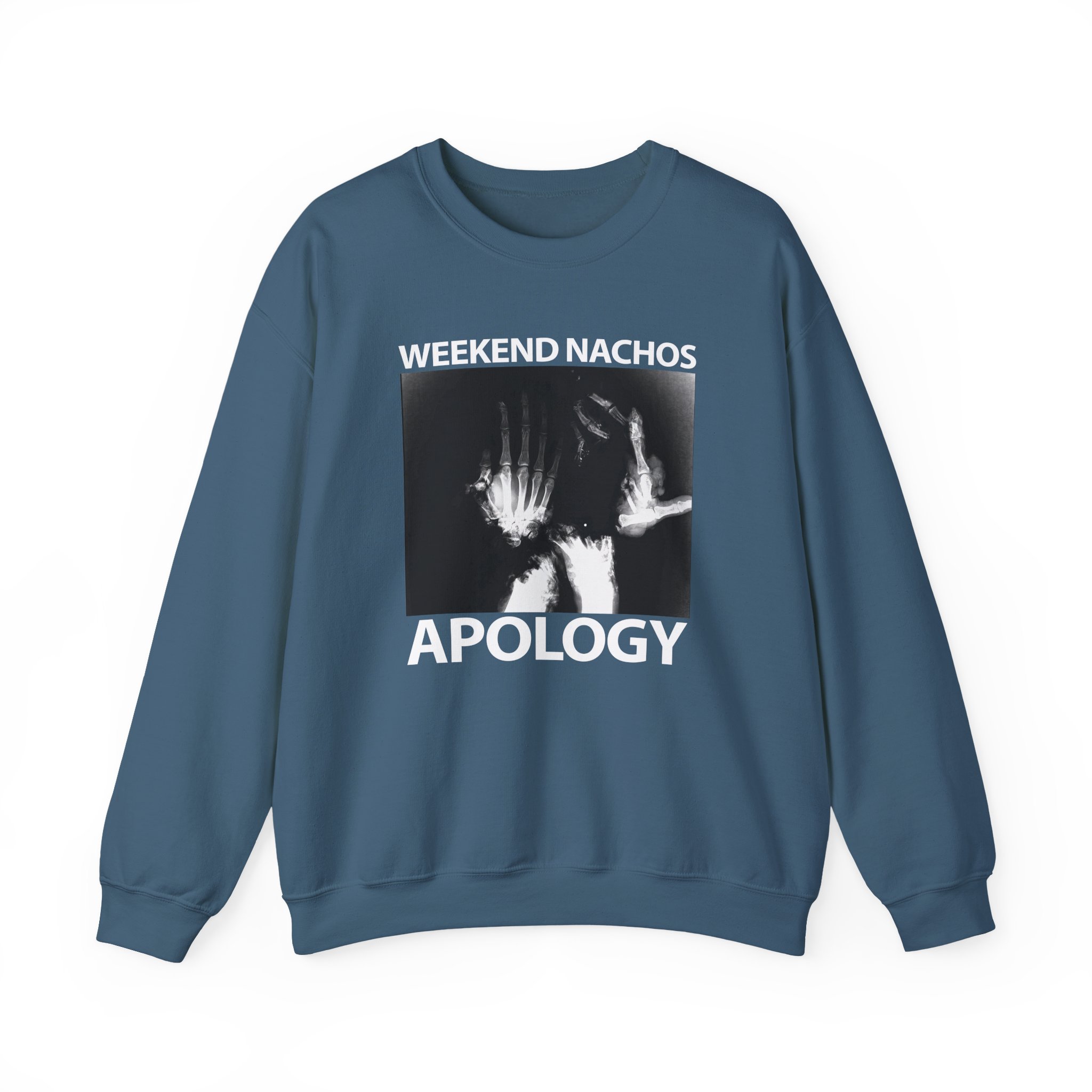 Weekend Nachos Apology Unisex Heavy Blend™ Crewneck Sweatshirt - Image 11