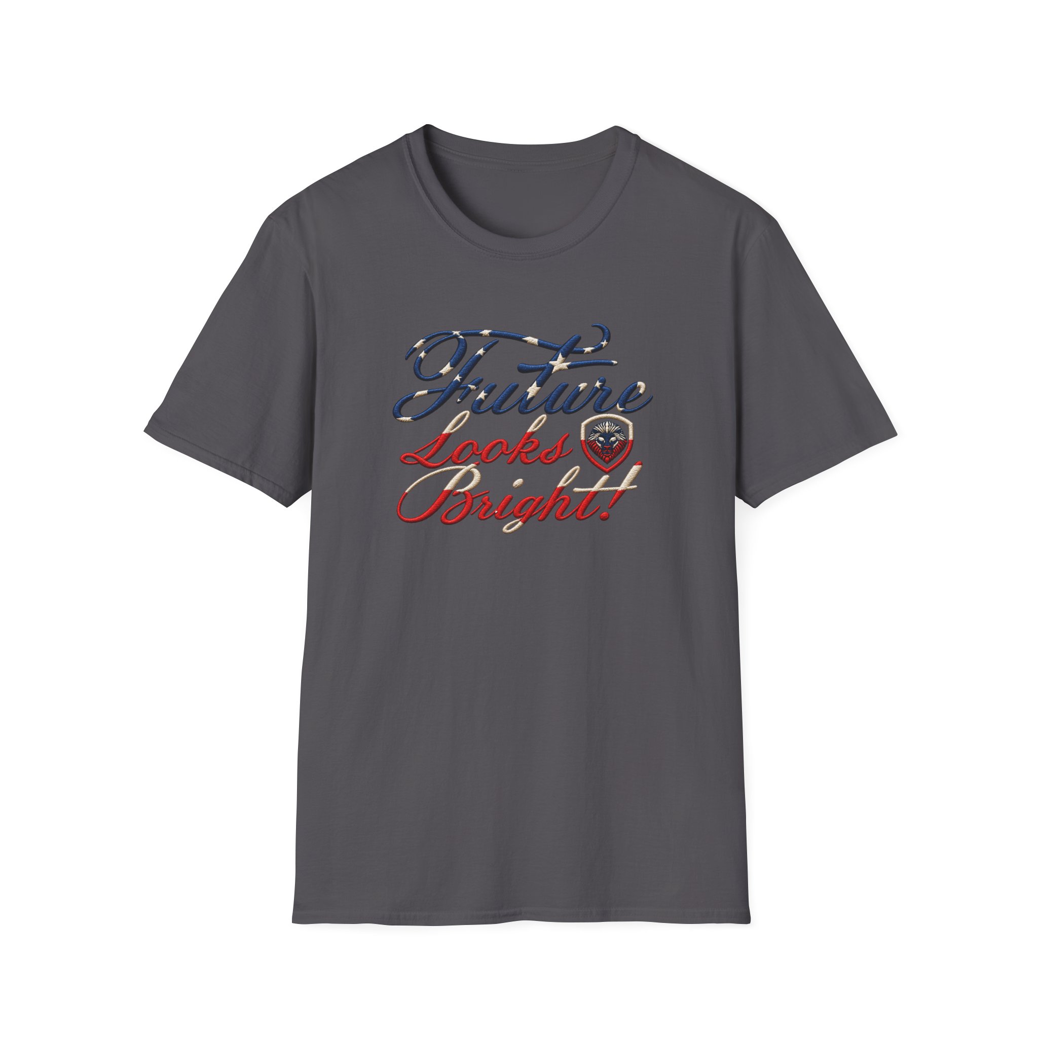Valuetainment Flb Flag Script Unisex Softstyle T-Shirt - Image 11
