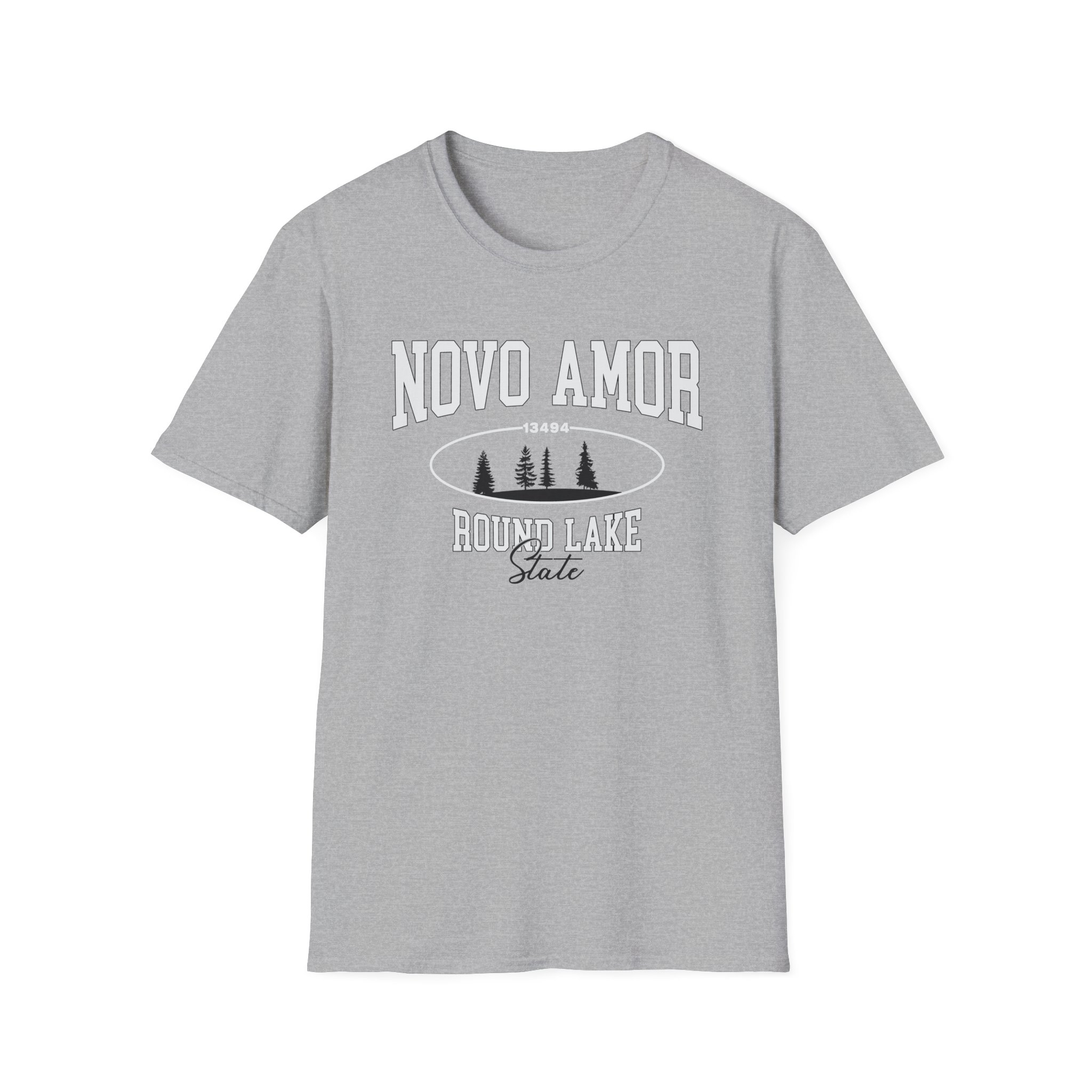 Novo Amor Round Lake State Unisex Softstyle T-shirt