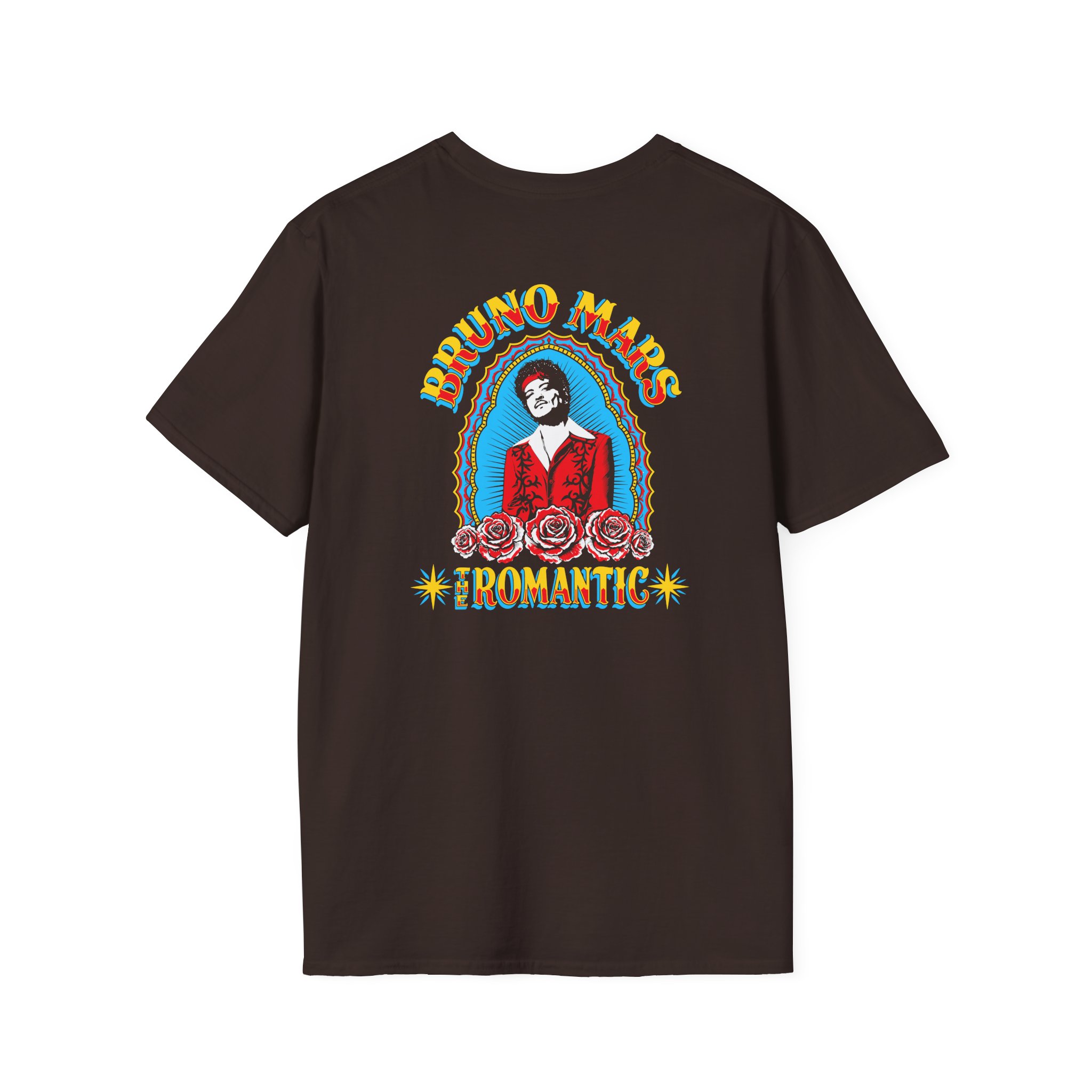 Bruno Mars the Romantic Halo Unisex Softstyle T-Shirt - Image 4