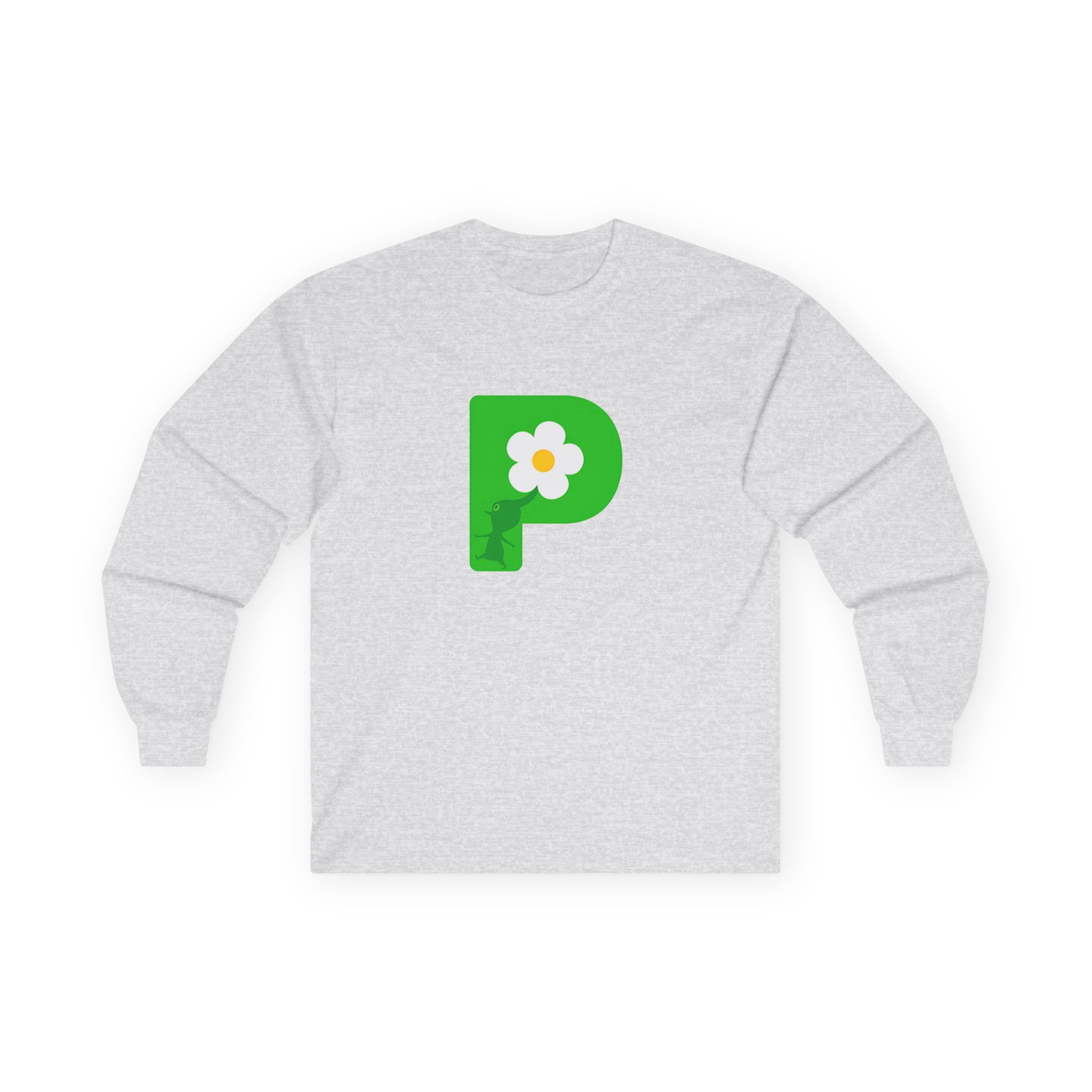NTD Pikmin Logo Unisex Ultra Cotton Long Sleeve Tee - Image 3