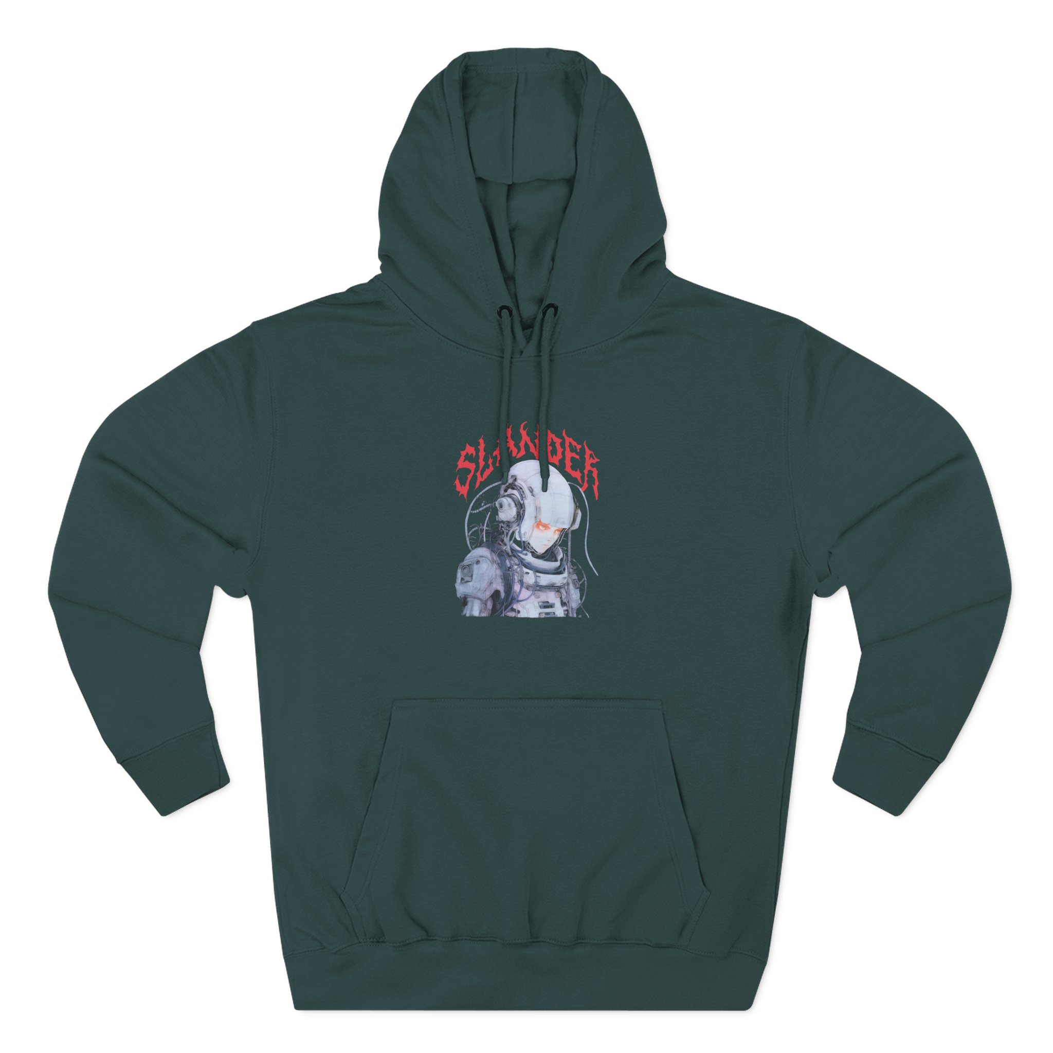 Slander Gud Vibrations Graffiti Three-Panel Fleece Hoodie - Image 5