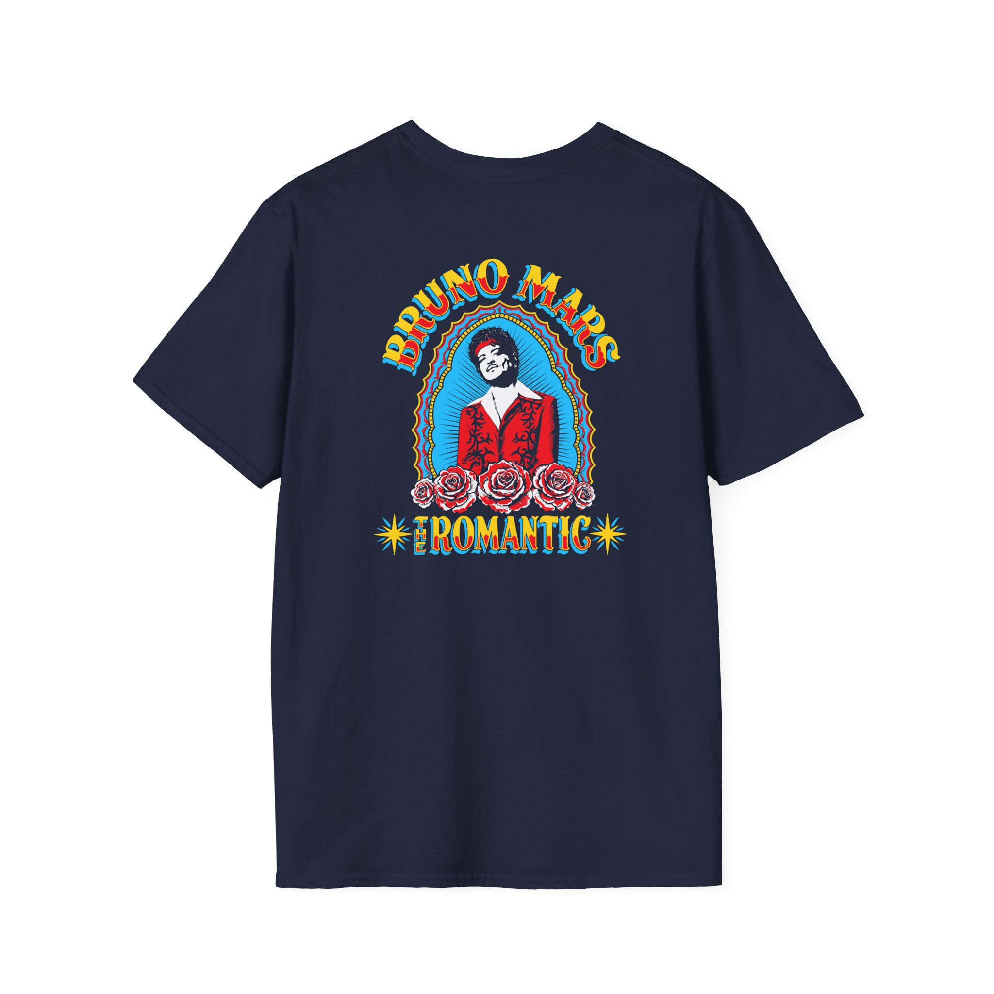Bruno Mars the Romantic Halo Unisex Softstyle T-Shirt - Image 14