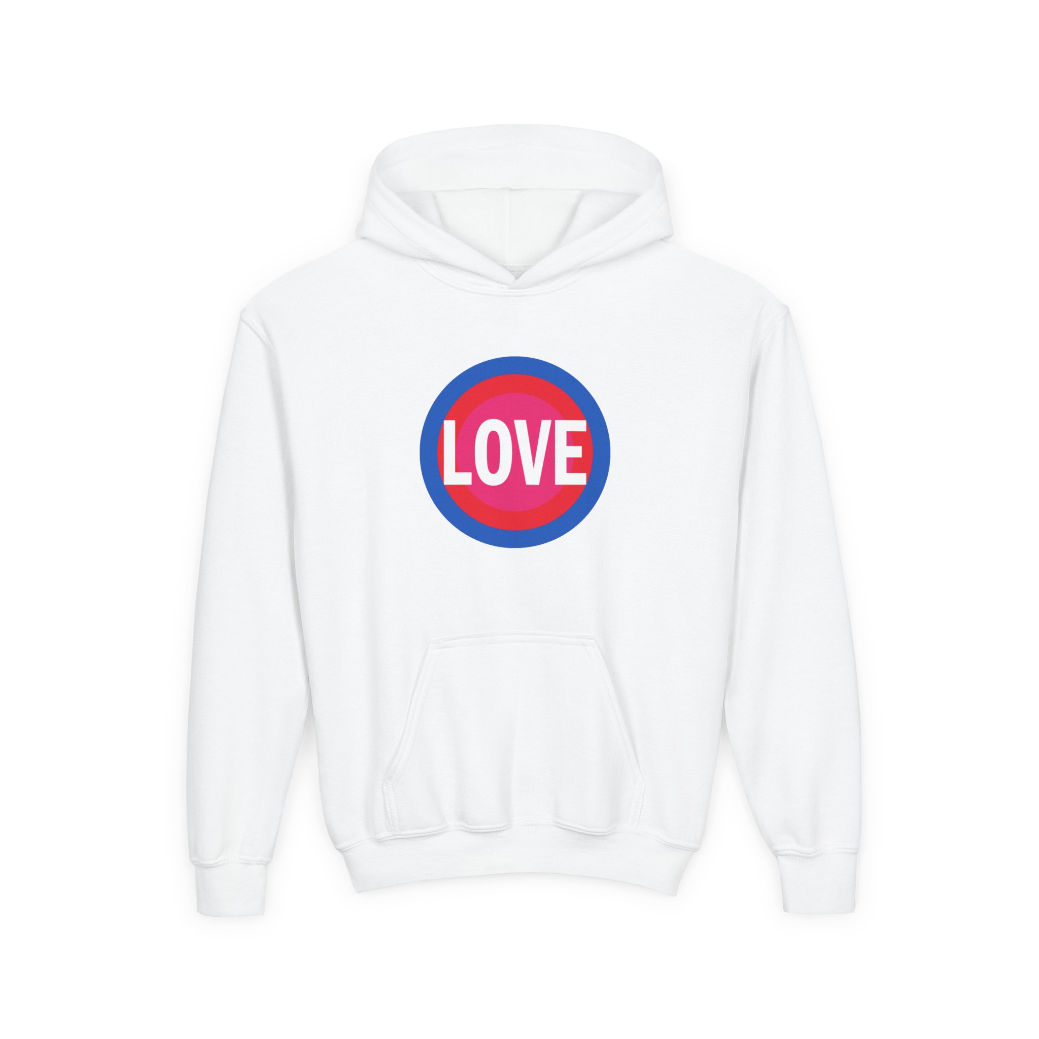 John Legend Love Circle Youth Heavy Blend Hooded Sweatshirt - Image 3