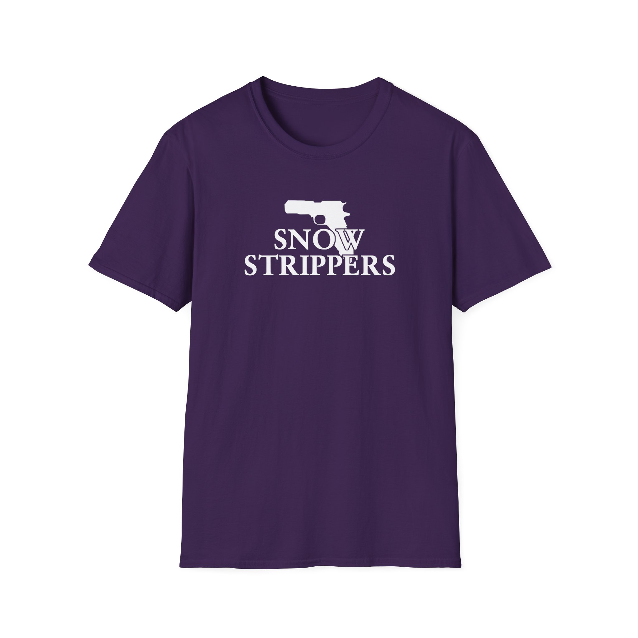Snow Strippers Unisex Softstyle T-Shirt - Image 23