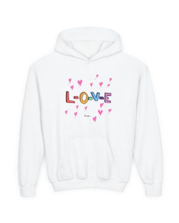John Legend L-O-V-E Youth Heavy Blend Hooded Sweatshirt