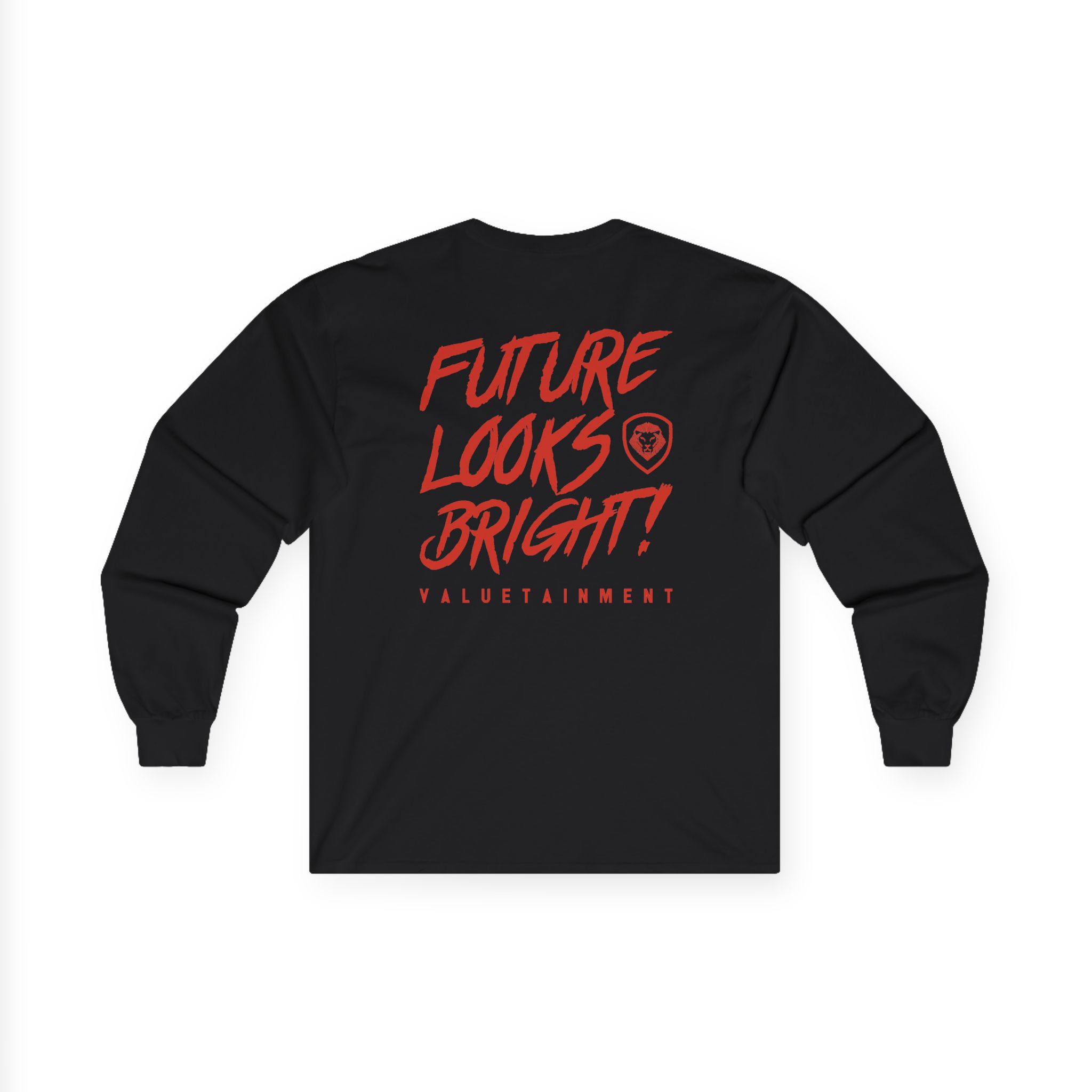 Valuetainment Future Looks Bright Unisex Ultra Cotton Long Sleeve Tee - Image 4