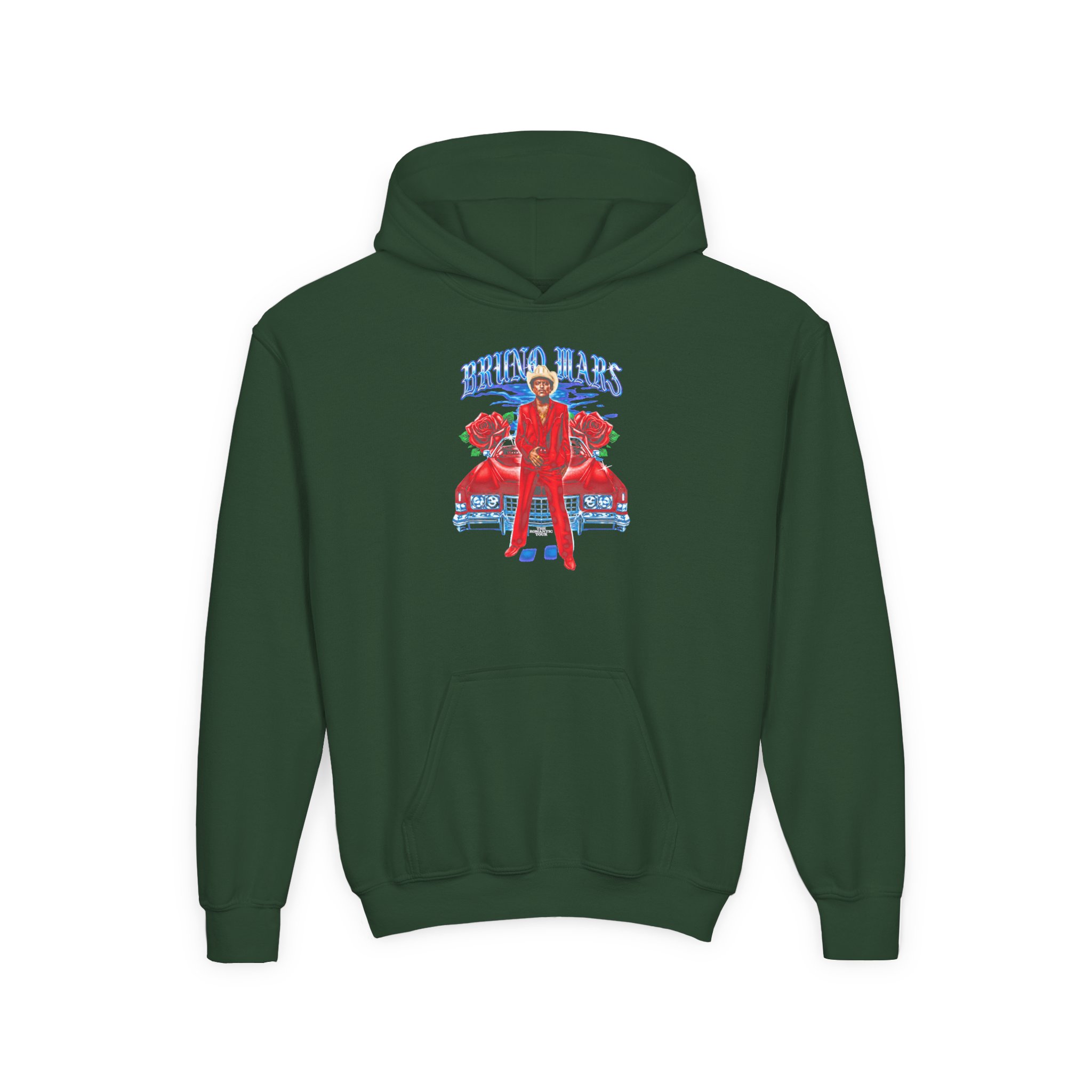 Bruno Mars Tampa the Romantic Youth Heavy Blend Hooded Sweatshirt - Image 3
