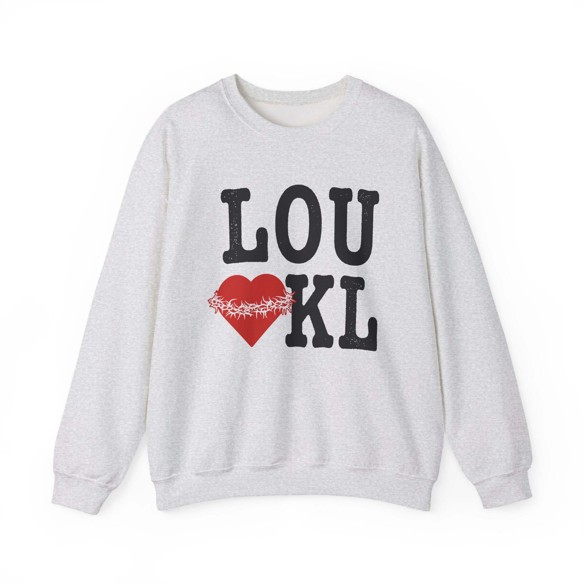 Knocked Loose I Heart Kl Unisex Heavy Blend™ Crewneck Sweatshirt - Image 3
