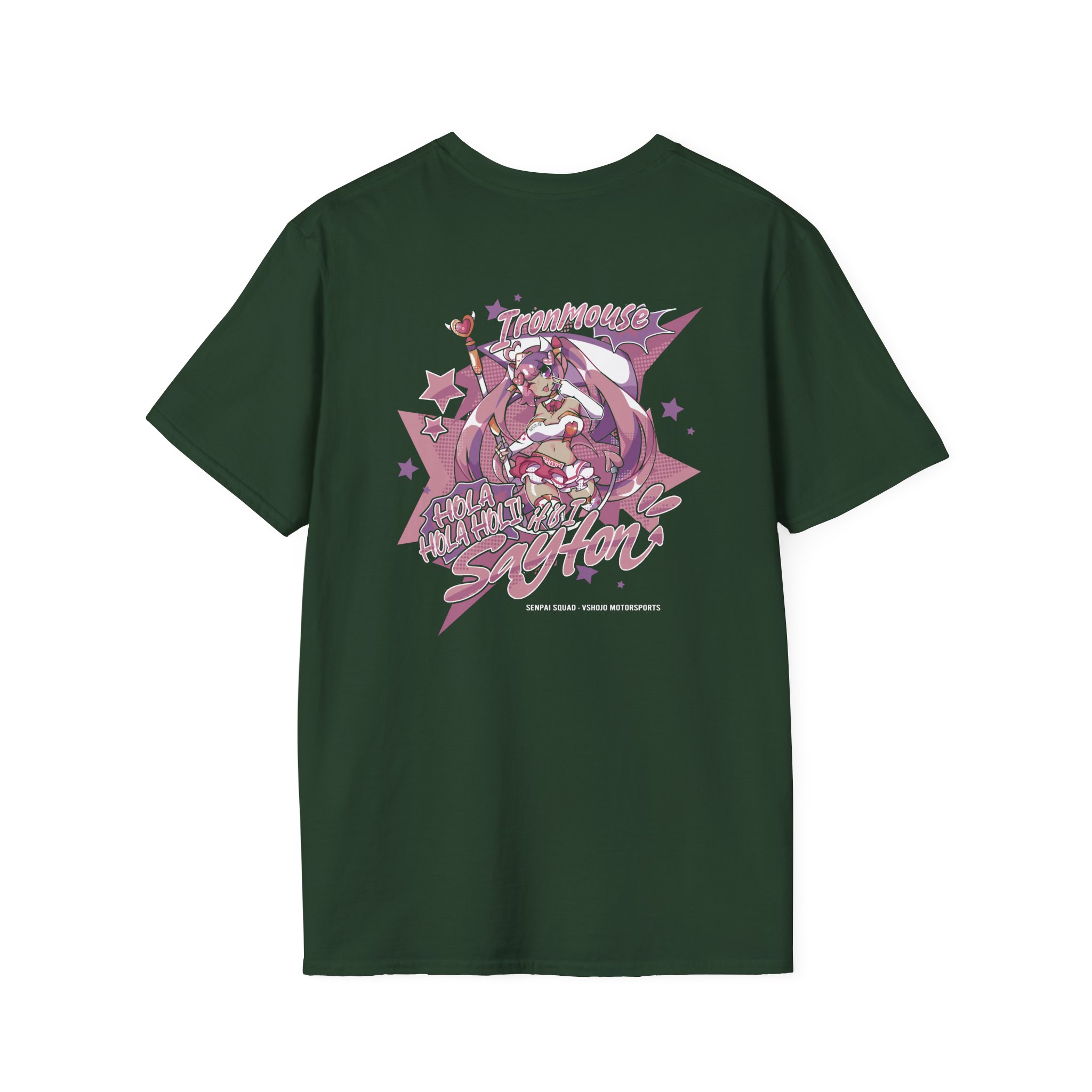 Ironmouse V2 Vshojo X Senpai Squad Unisex Softstyle T-shirt - Image 6