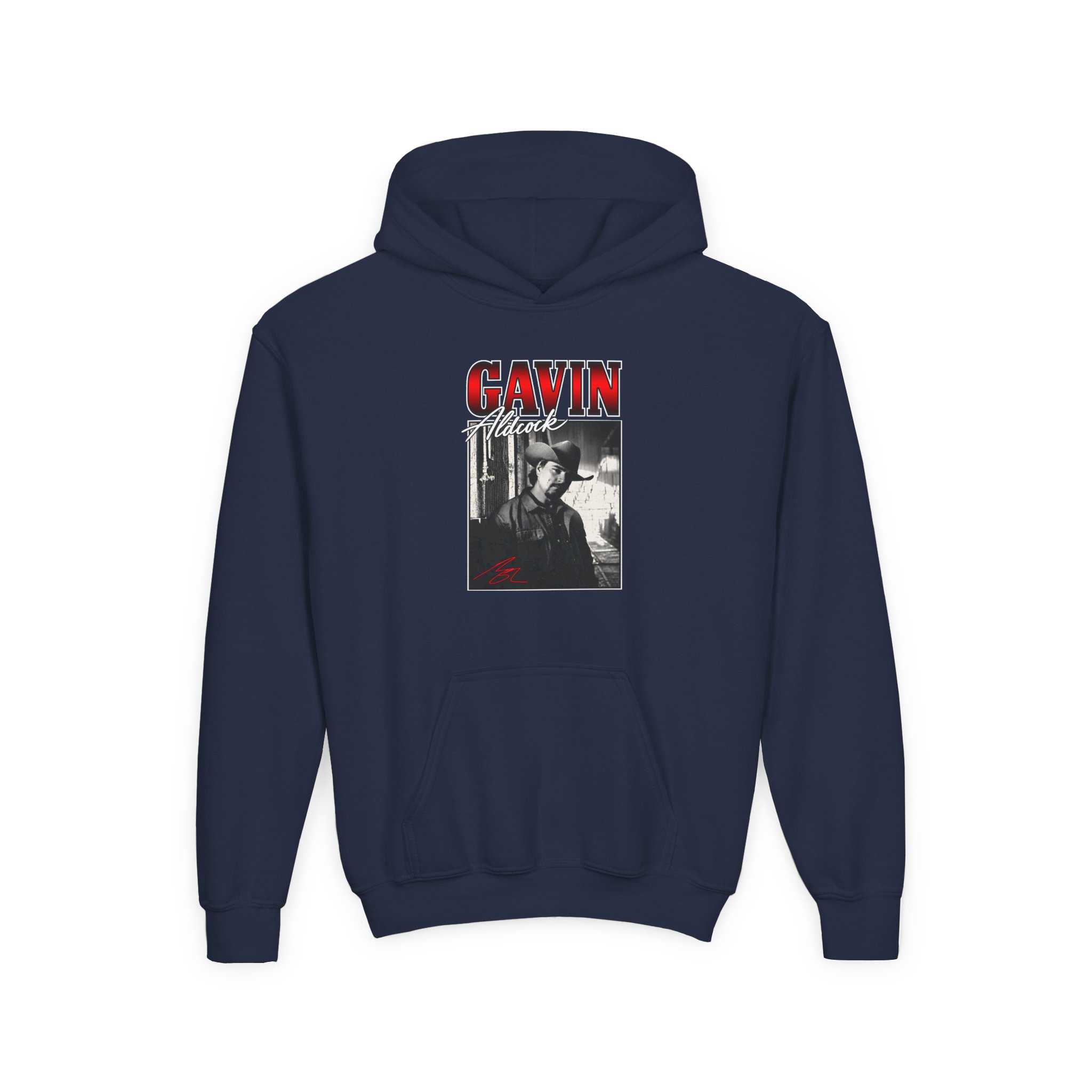 Gavin Adcock Signature Youth Heavy Blend Hooded Sweatshirt - Image 3
