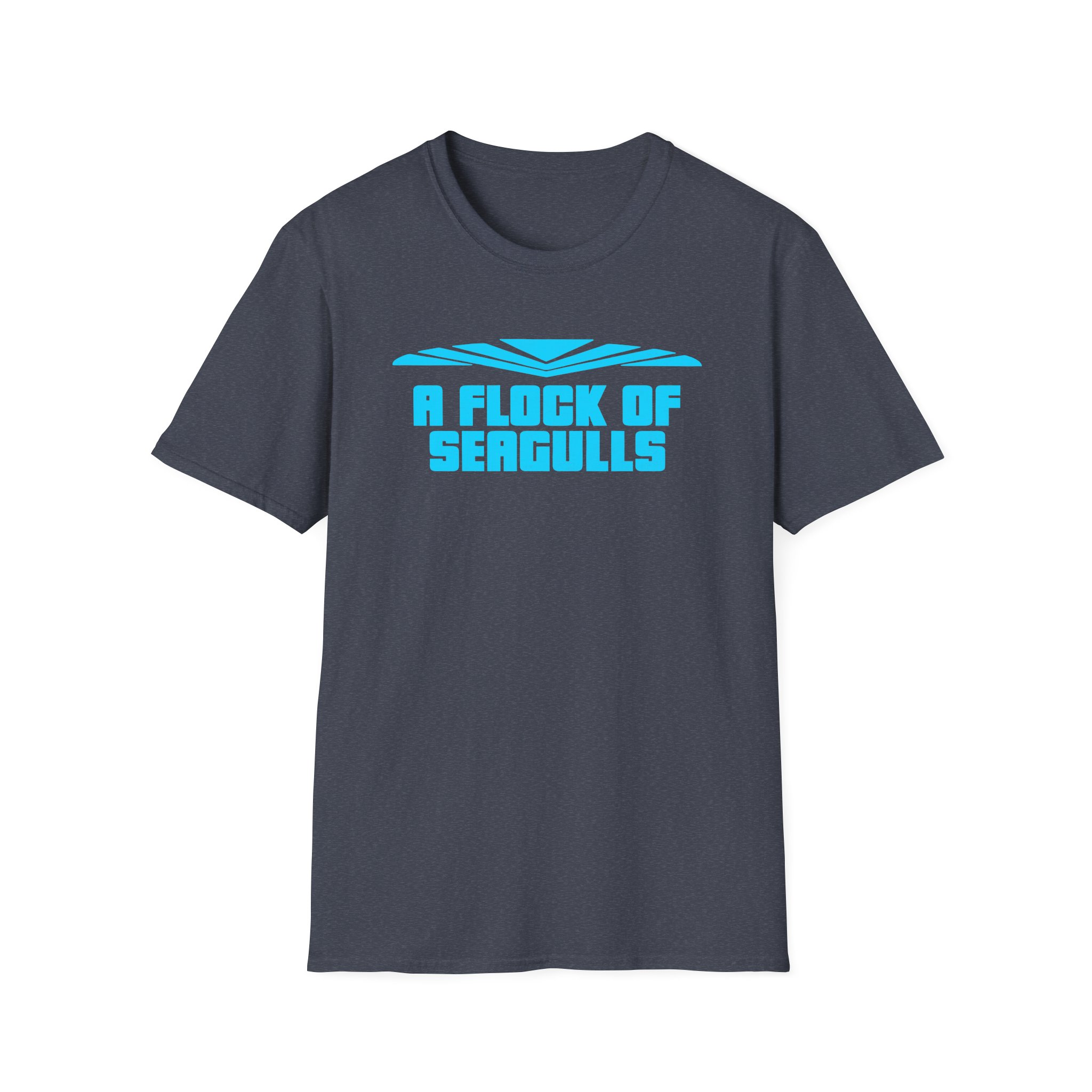 A Flock of Seagulls Logo Unisex Softstyle T-Shirt - Image 23