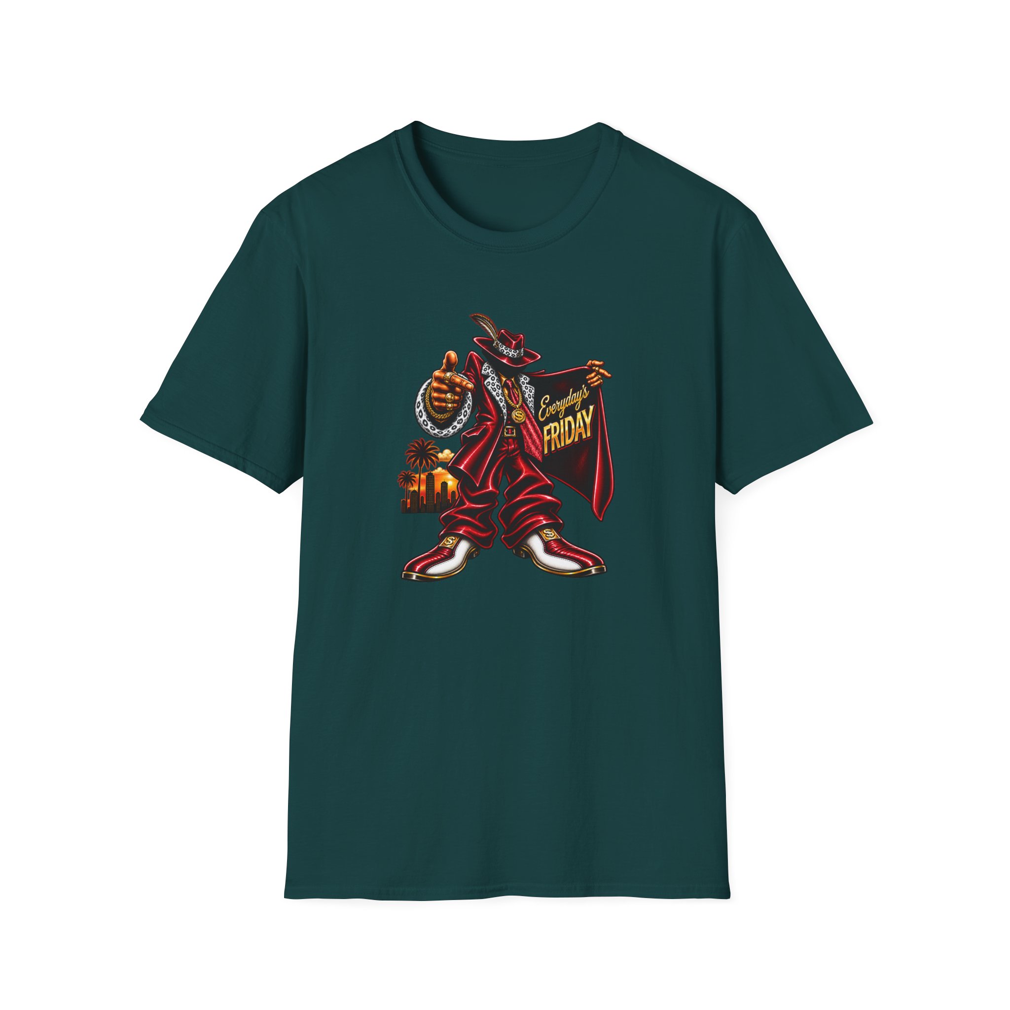 Ice Cube Pimp Unisex Softstyle T-Shirt - Image 13