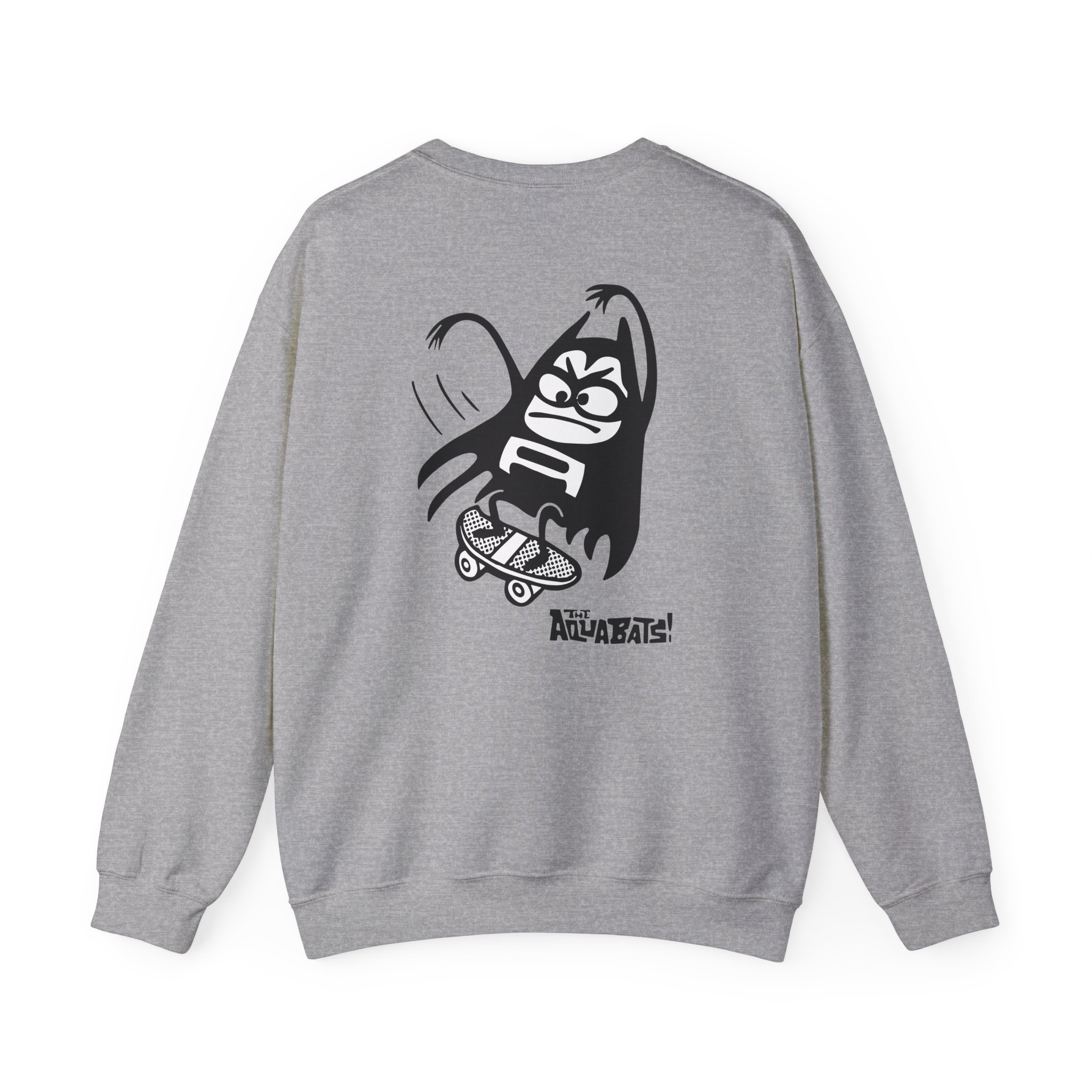The Aquabats Lil Bat Skateboard Unisex Heavy Blend™ Crewneck Sweatshirt - Image 6