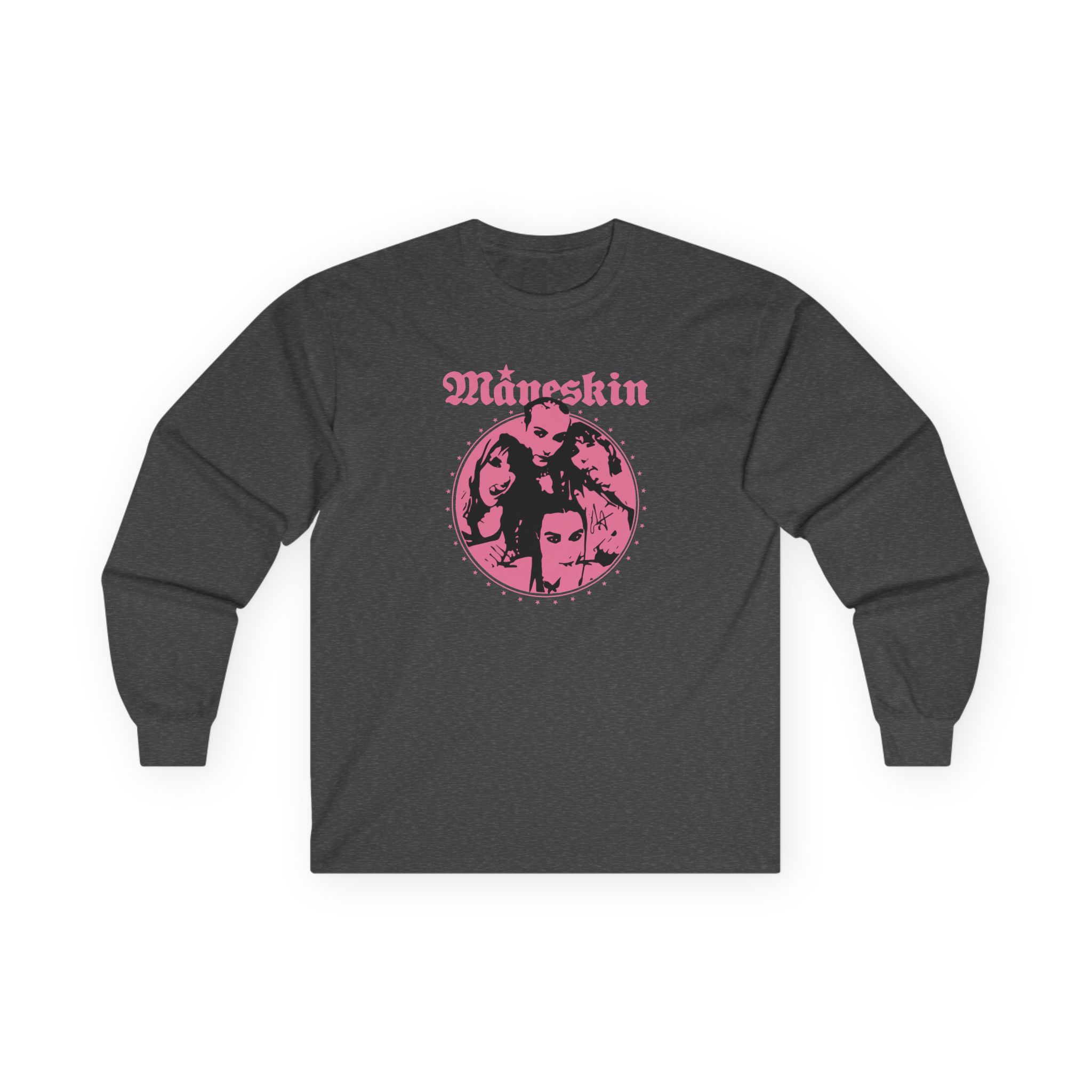 Maneskin Pink Fisheye Band Unisex Ultra Cotton Long Sleeve Tee - Image 7