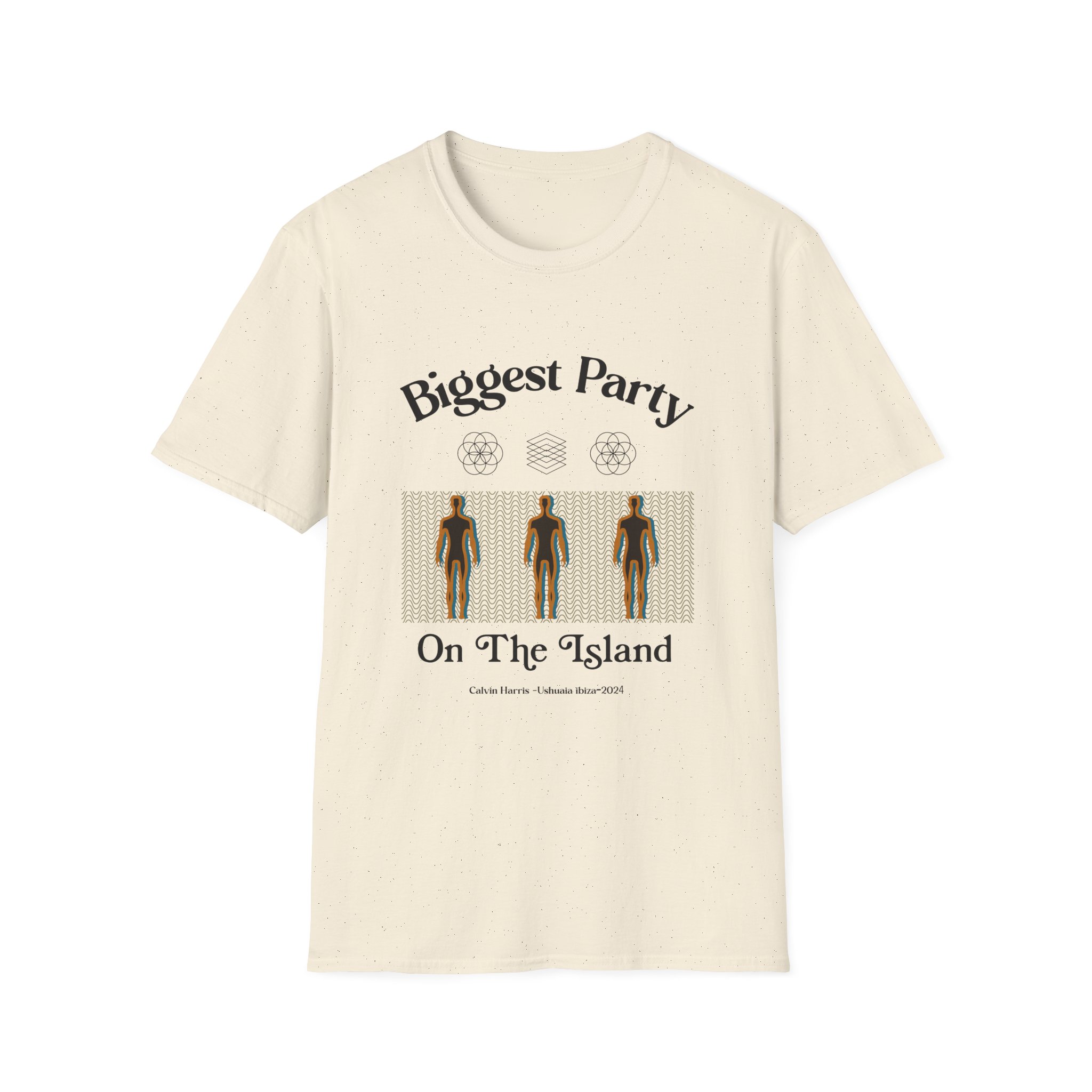 Calvin Harris Ushuaia Higher Island Party Unisex Softstyle T-Shirt - Image 9