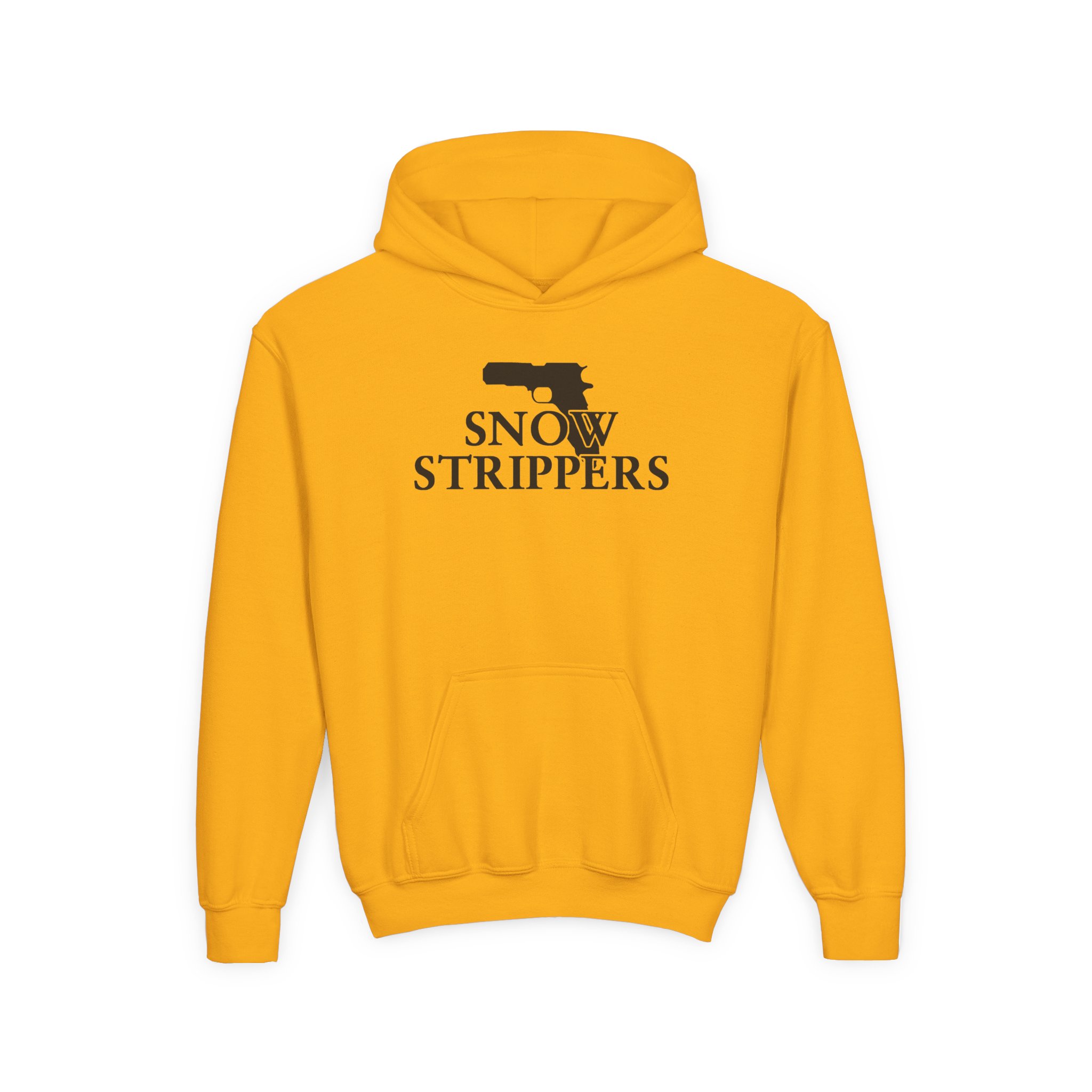 Youth Snow Strippers Heavy Blend Hooded Sweatshirt - Image 5