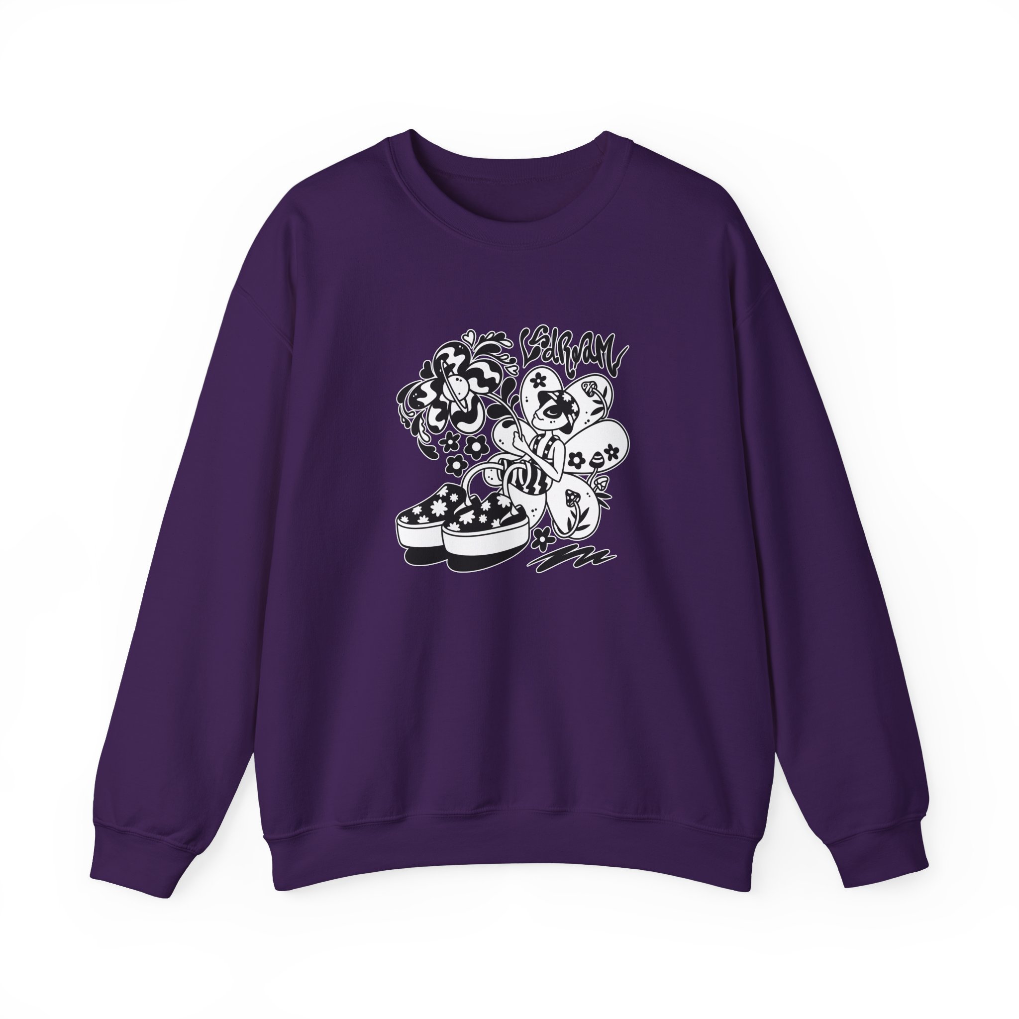 Lsdream Intergalactic Bloom Unisex Heavy Blend™ Crewneck Sweatshirt - Image 15